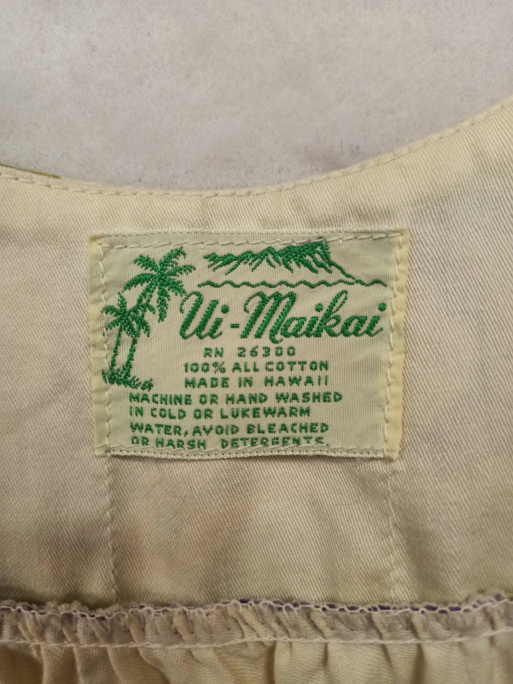 Vintage Ui-Maikai Floral Dress