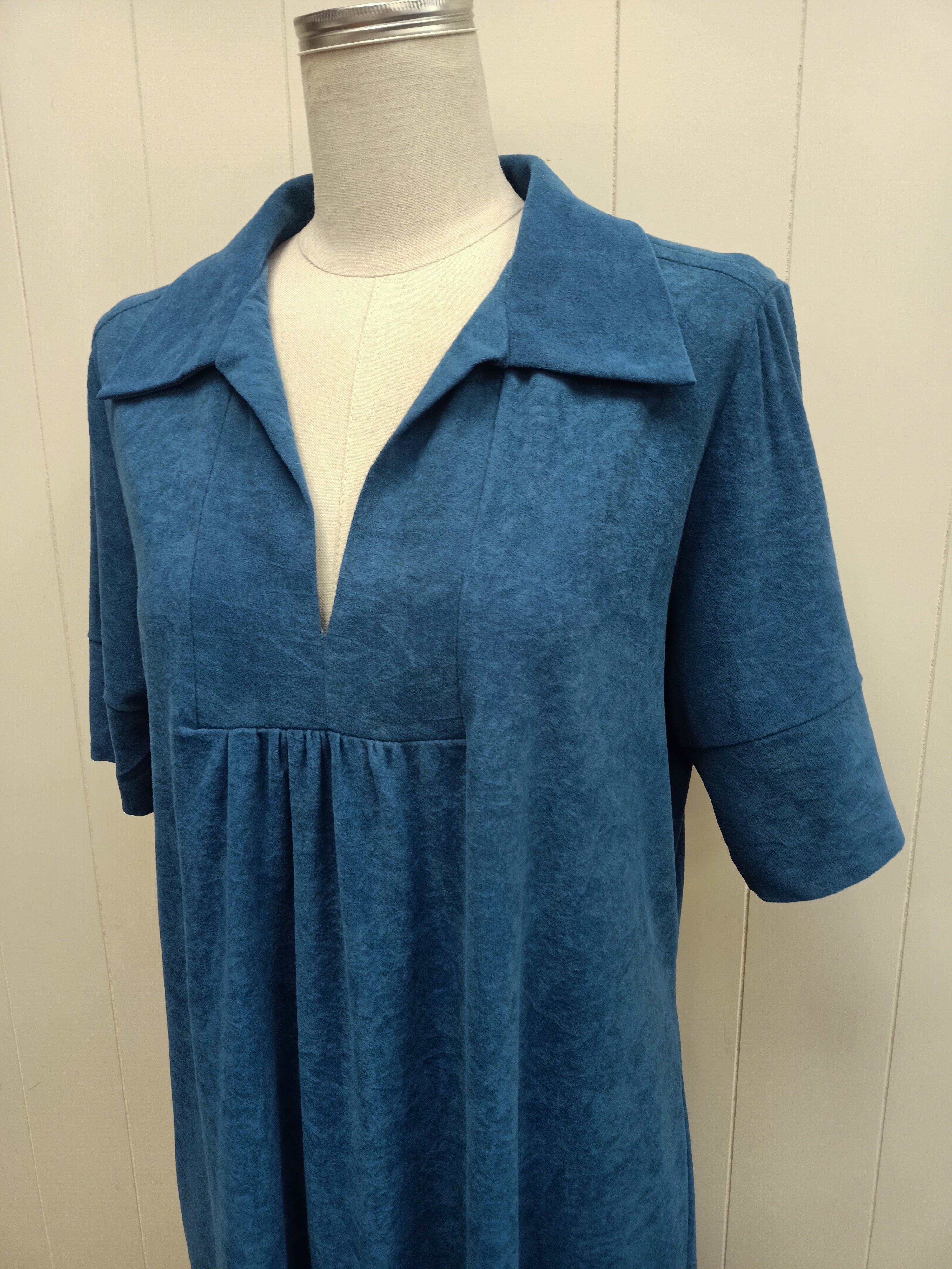 Vintage Osti Fashions Teal Dress