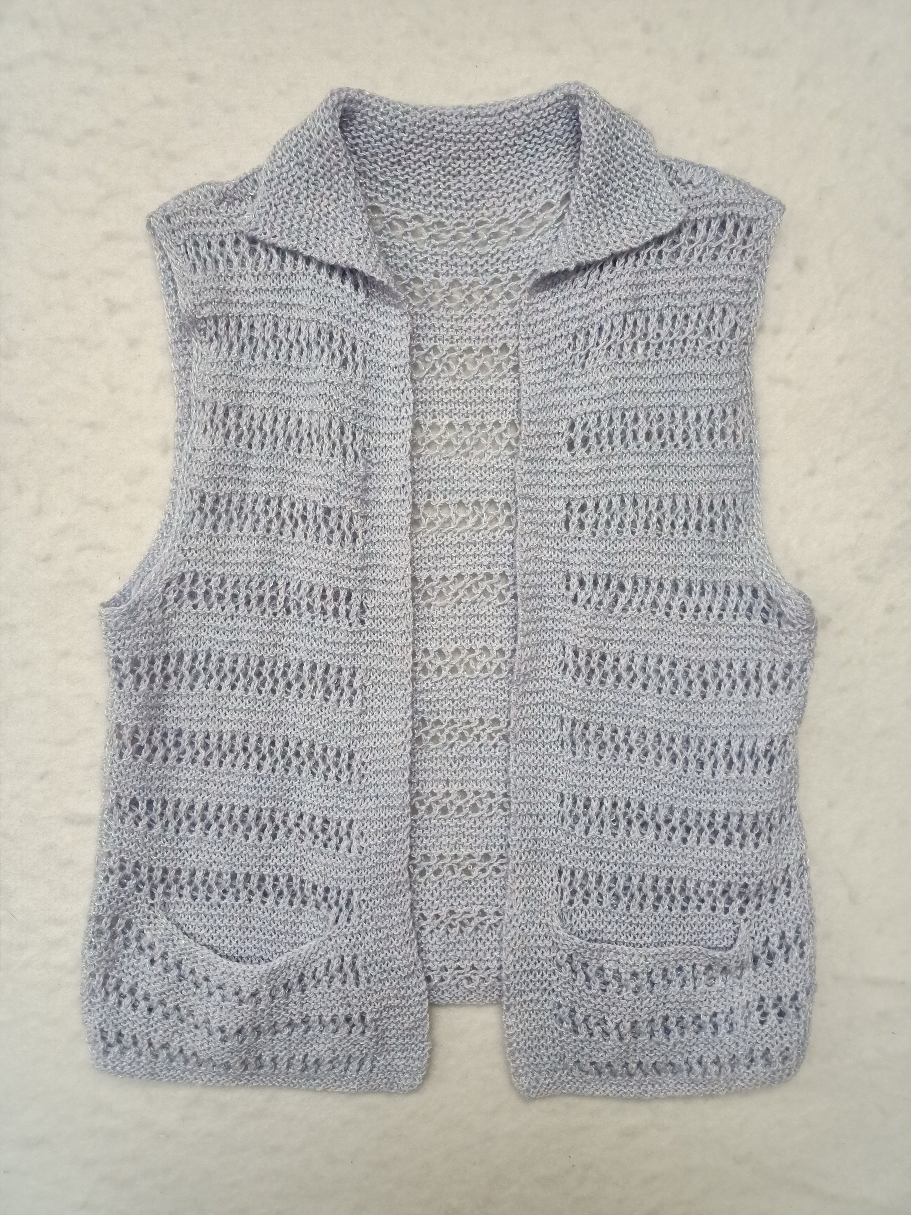 Vintage Pastel Knit Vest