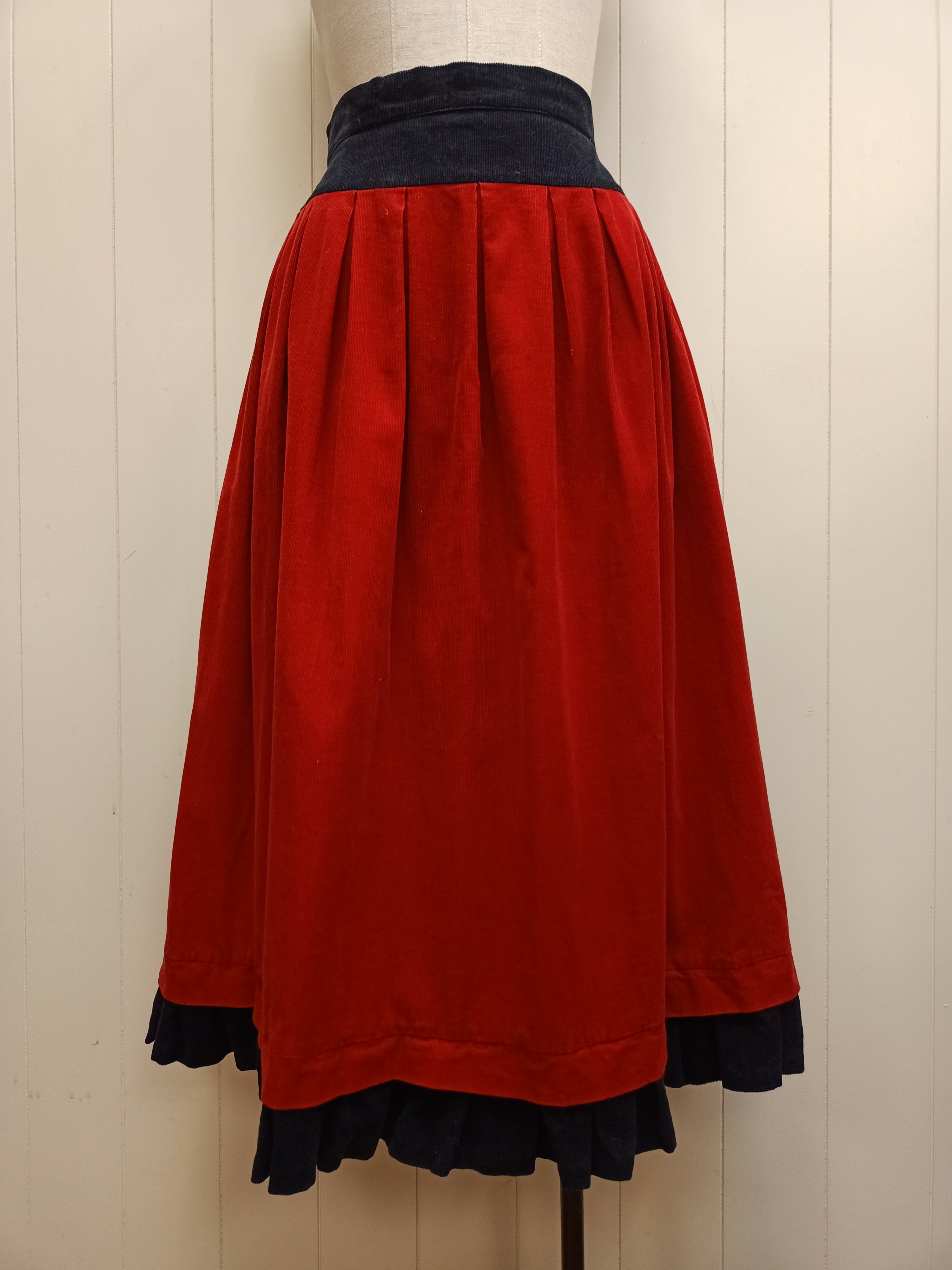 Vintage Gumboots Corduroy Skirt