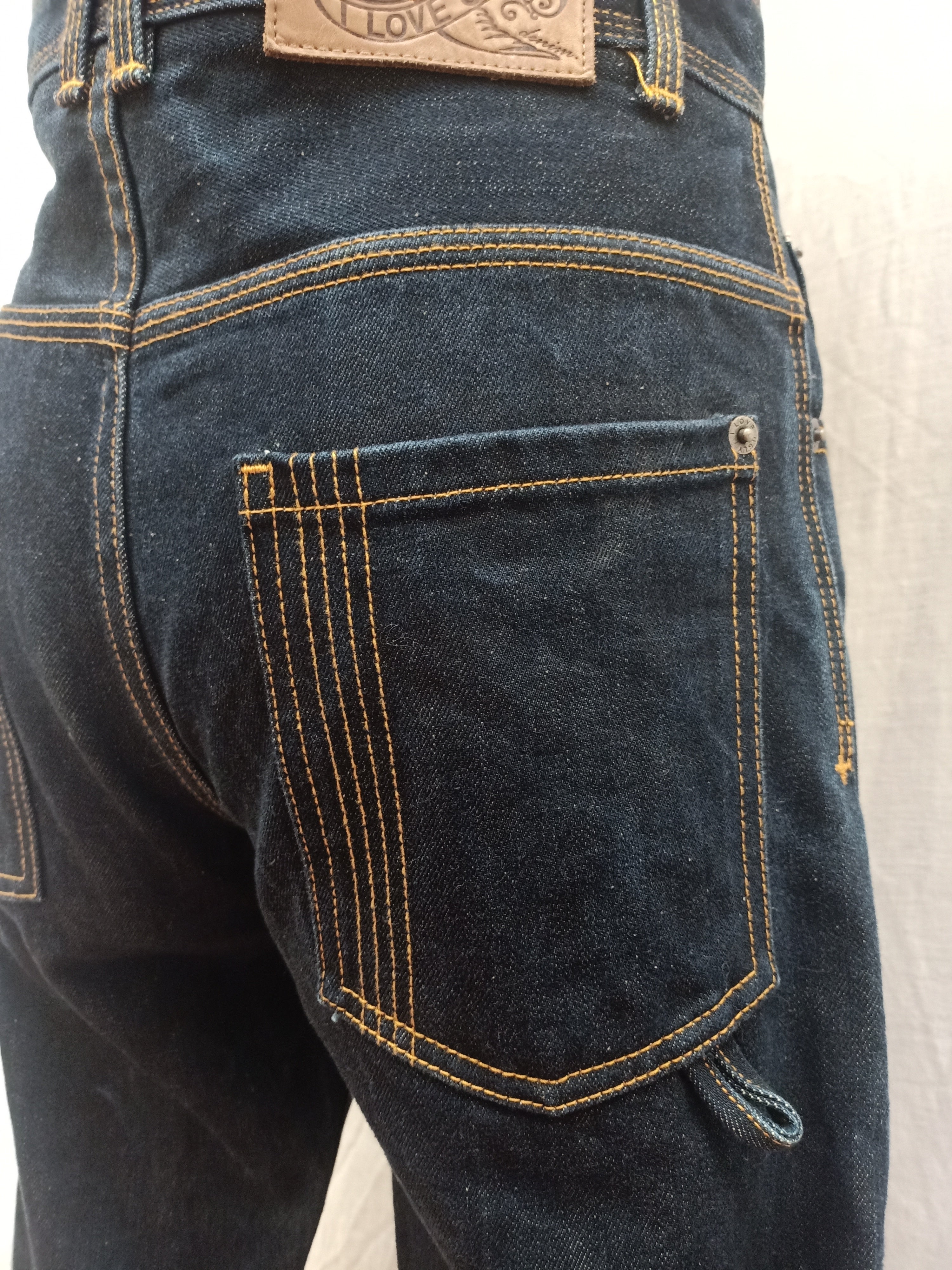 I Love Ugly Button Fly Jeans