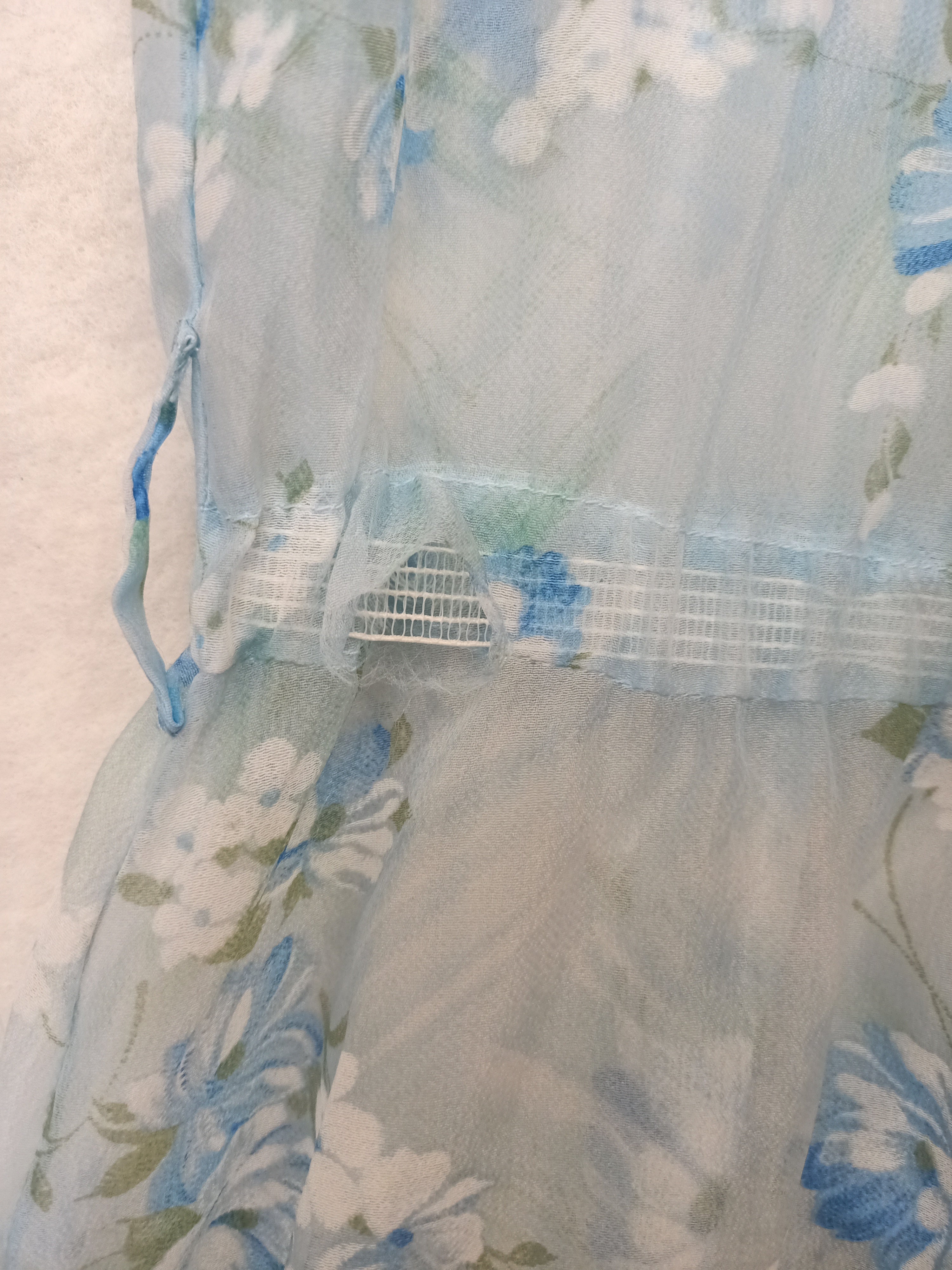Vintage Floral Ruffle Dress