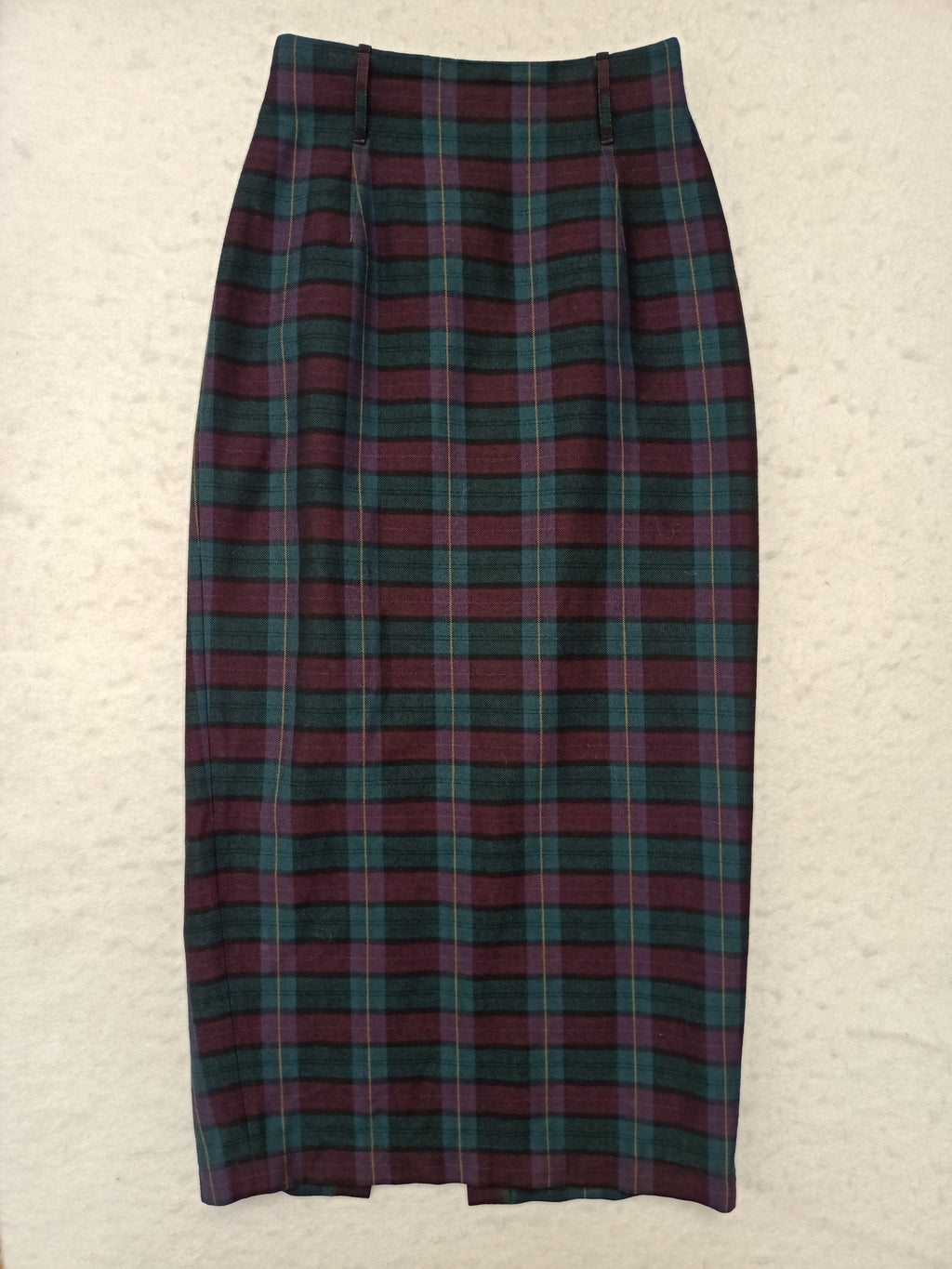 Vintage Country Road Plaid Skirt