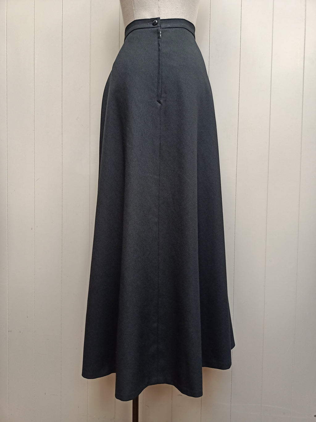 Vintage Black Maxi Skirt