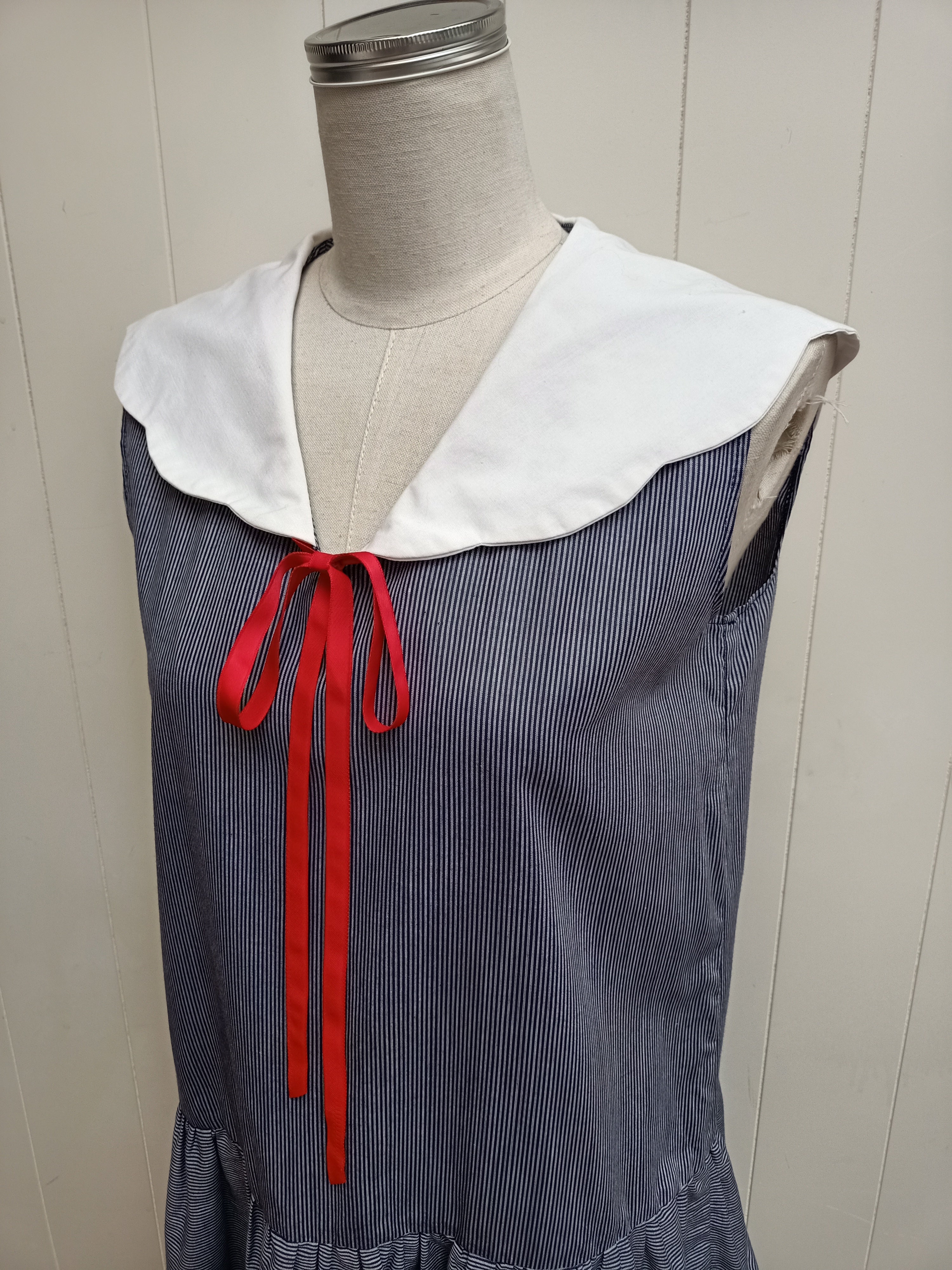 Vintage Sailor Collar Dress