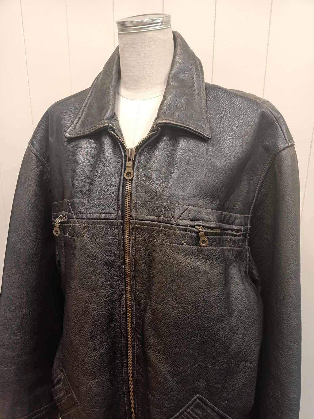 Politix Mens Leather Jacket