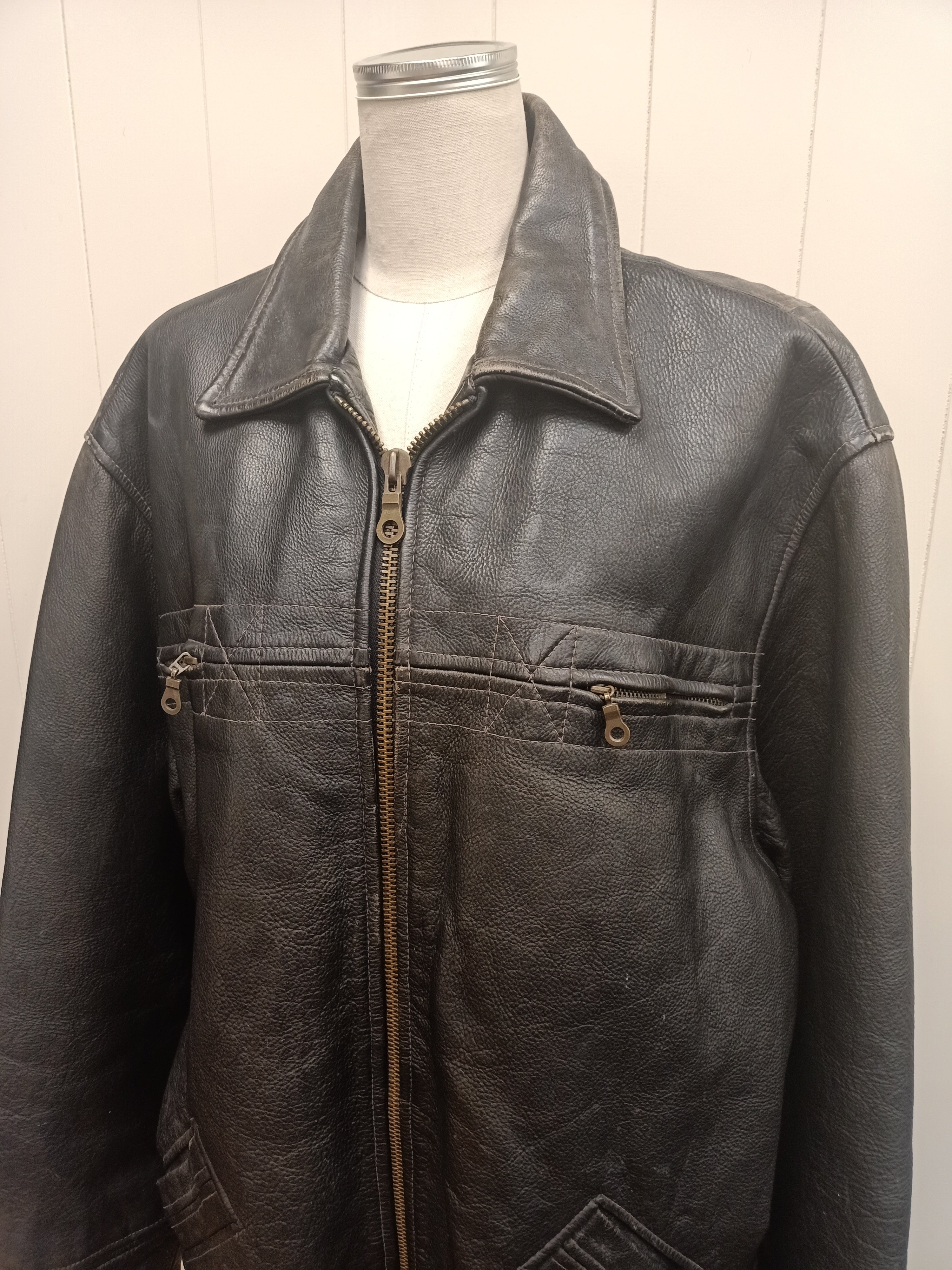 Politix Mens Leather Jacket
