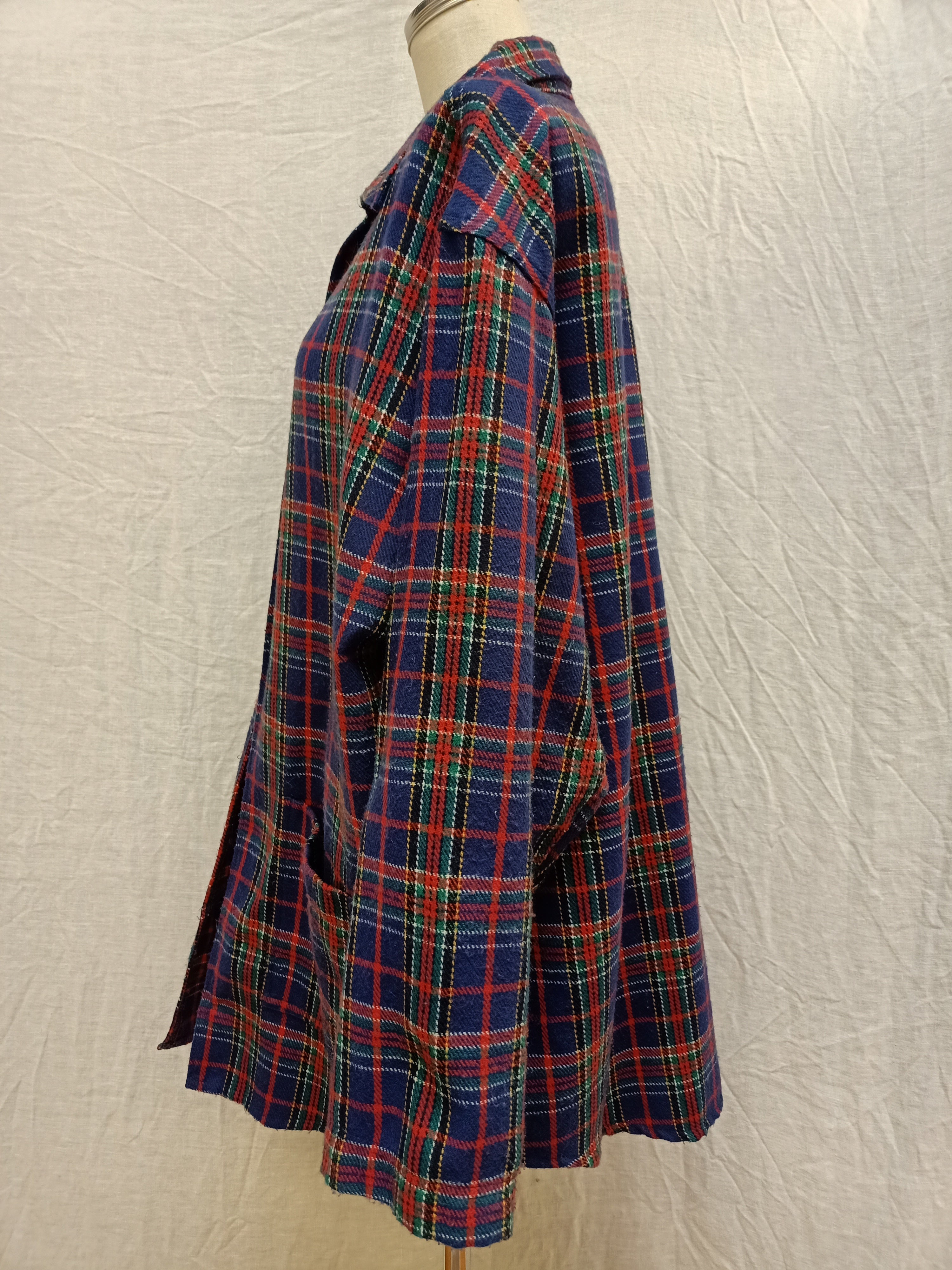 Vintage Checkered Over Jacket