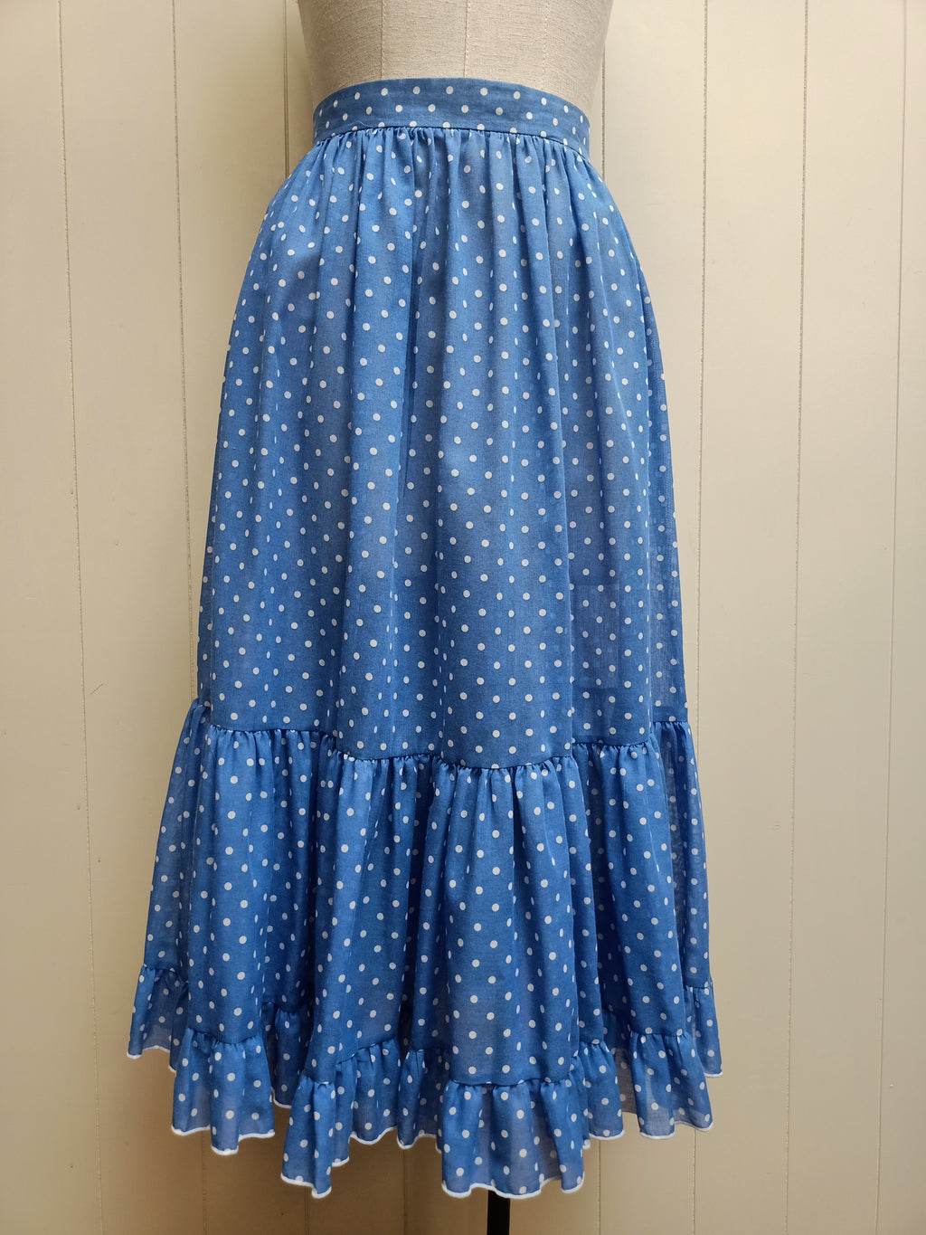 Vintage Pascalle Polka Dot Skirt