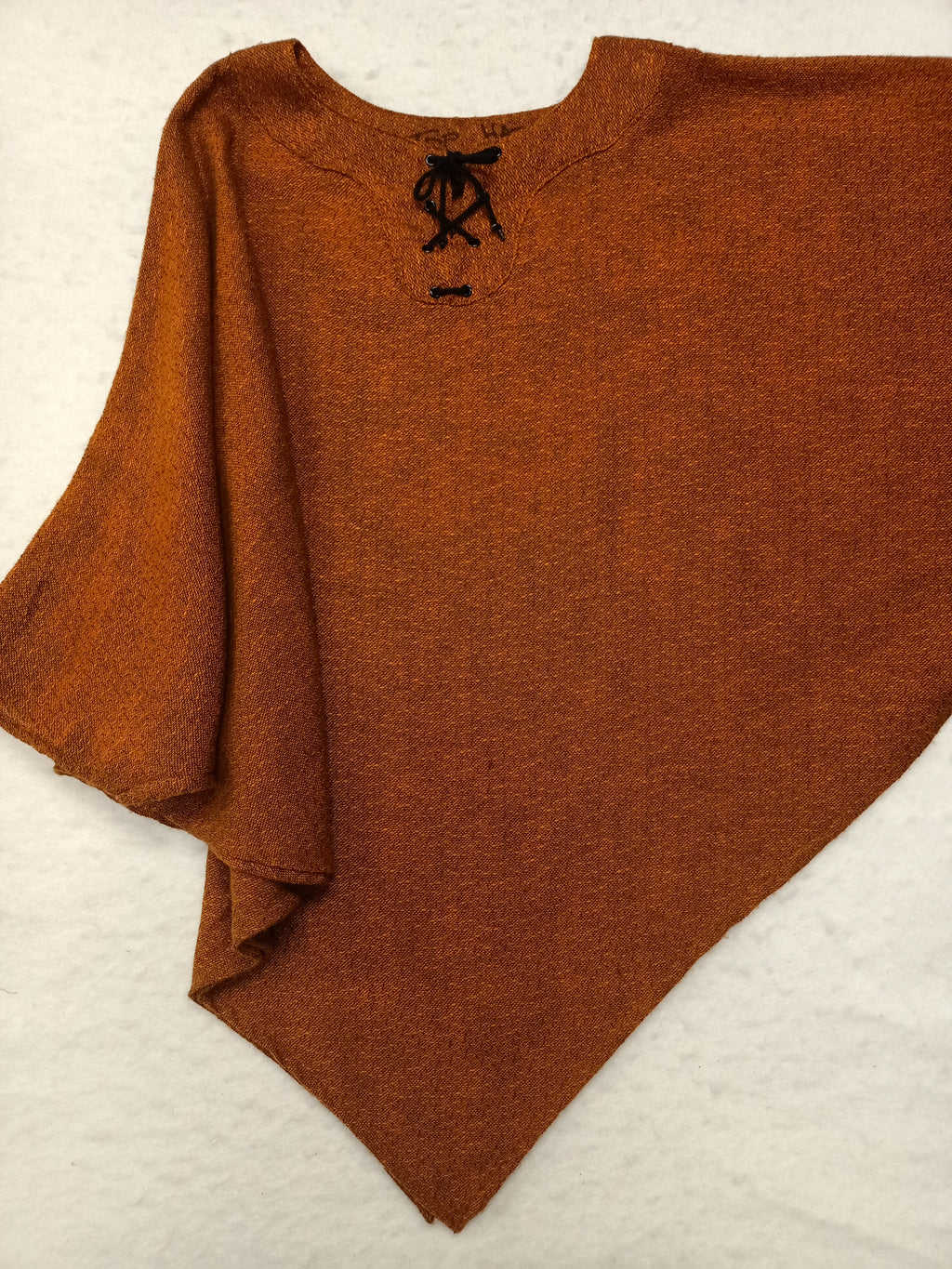 Vintage Orange Poncho