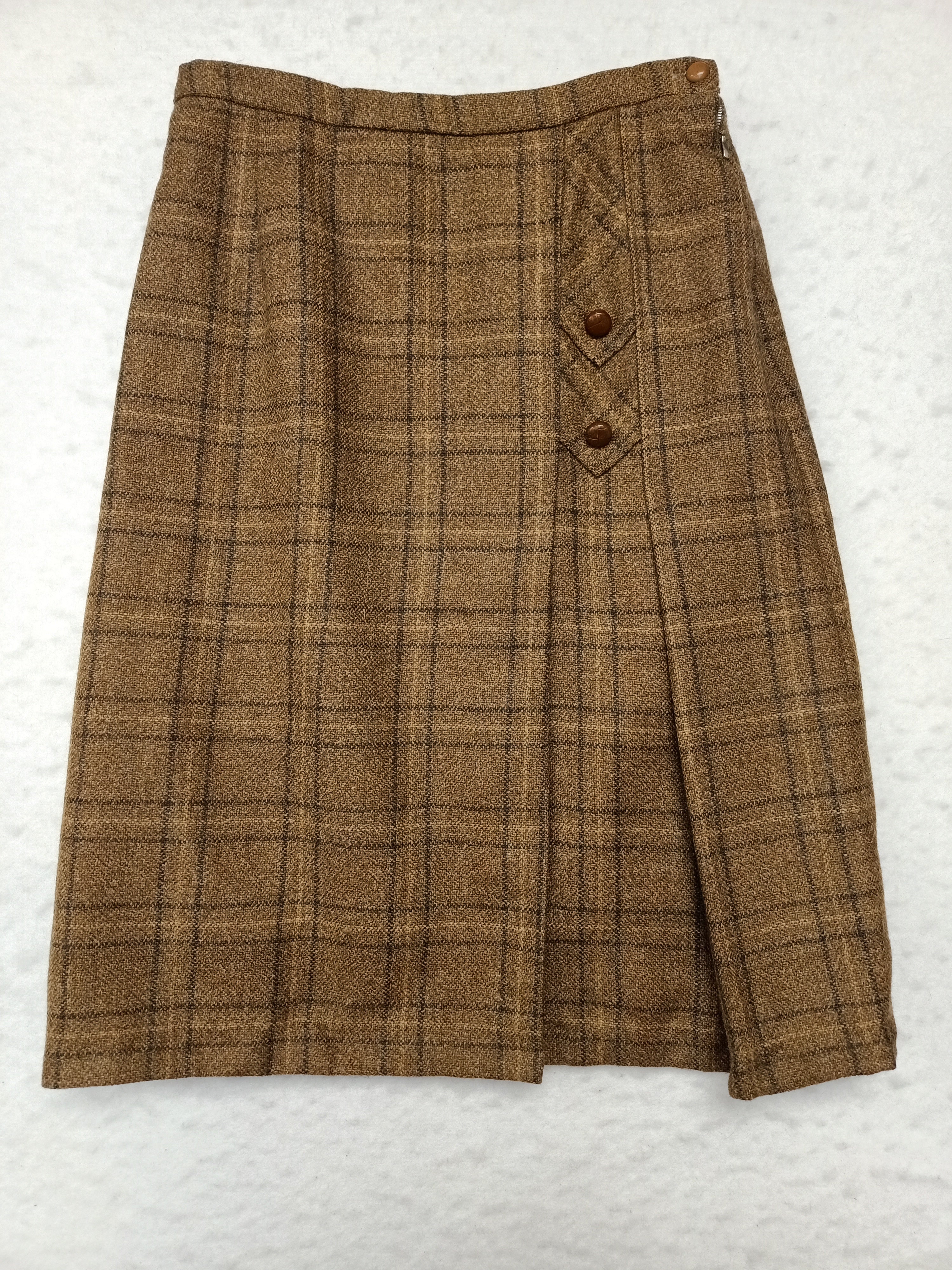 Vintage Stylemaster Scotland Wool Skirt