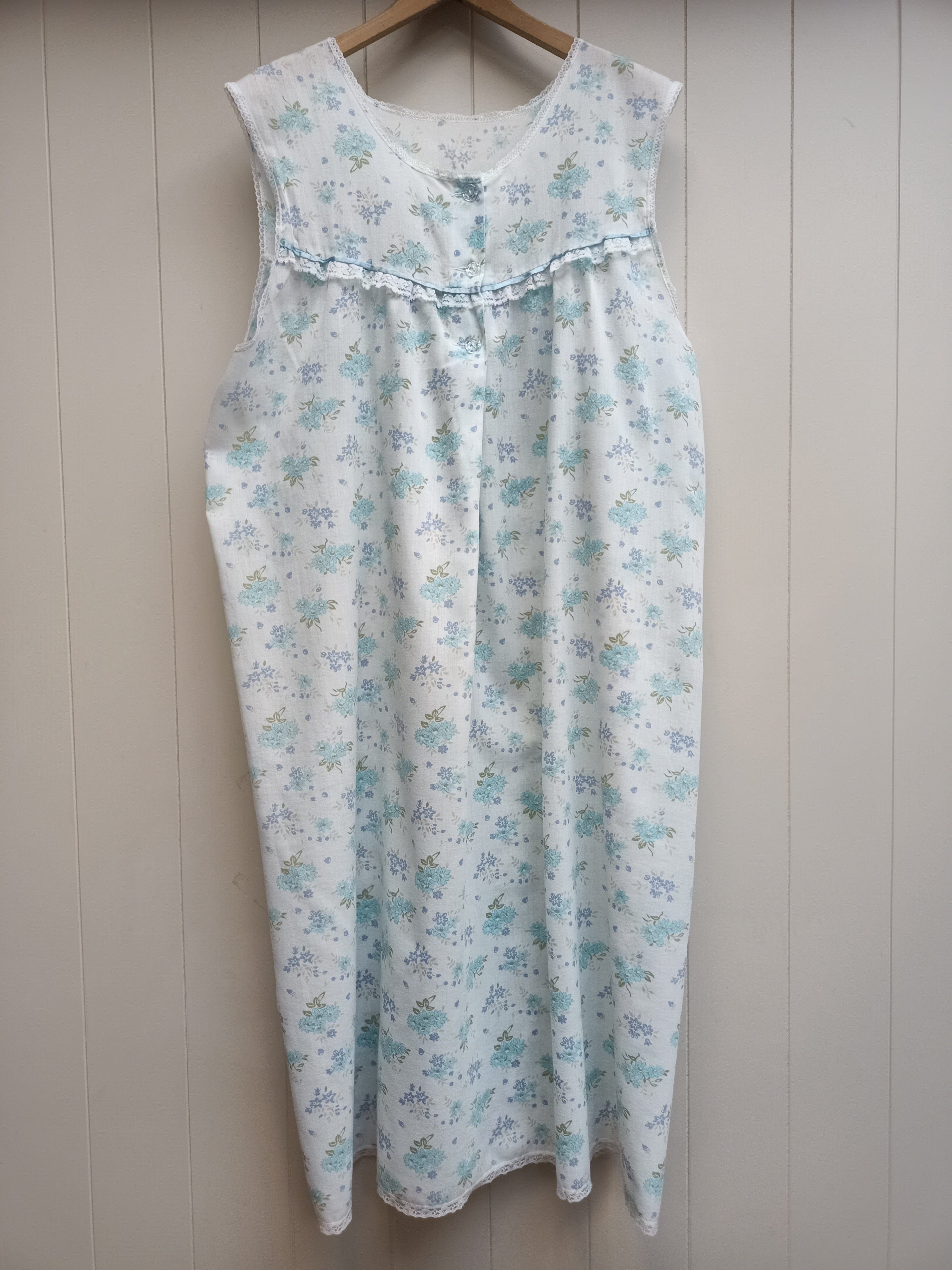 Vintage Cotton Floral Nightie