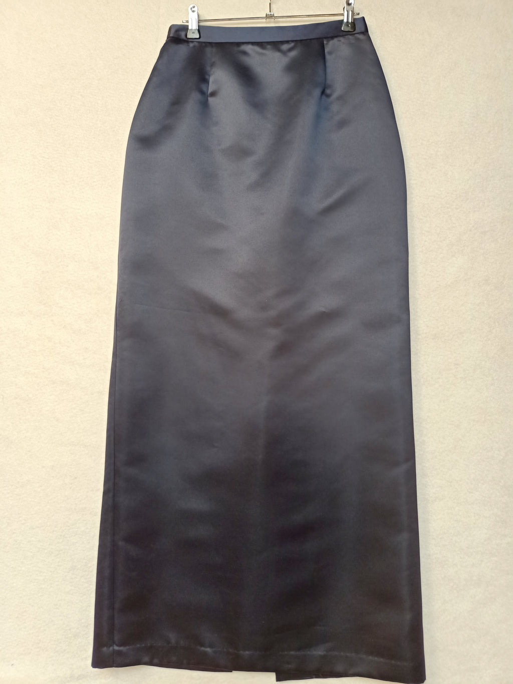 K Separates Navy Satin Skirt