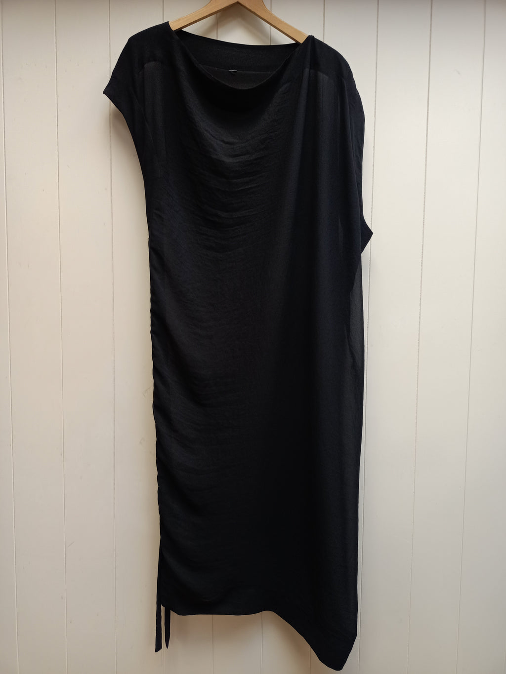 Moochi Black Chiffon Dress