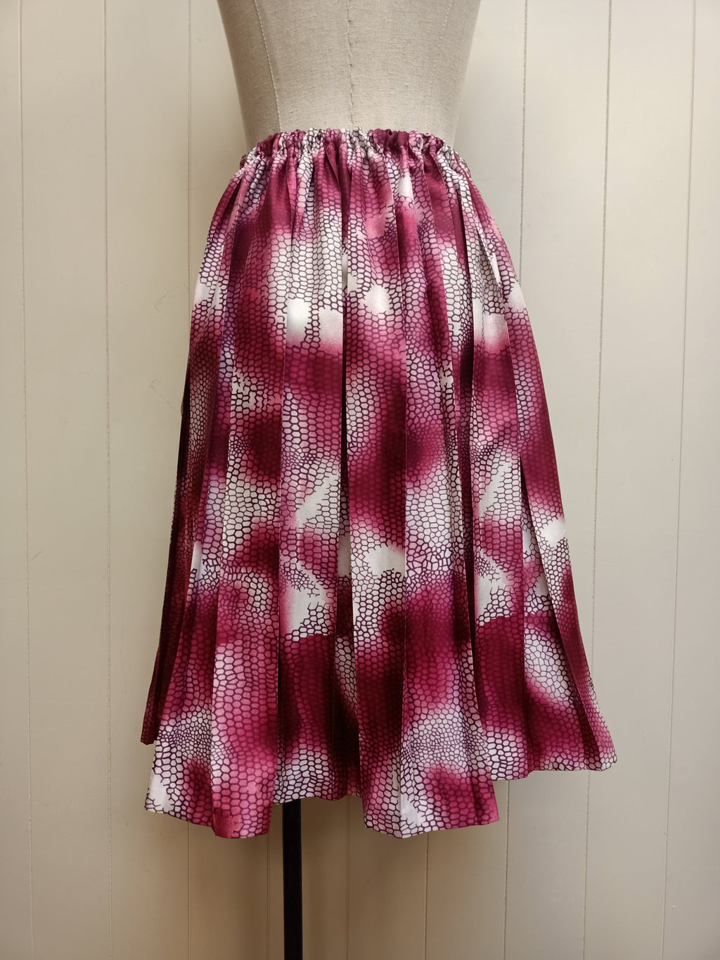 Vintage Snake Print Skirt