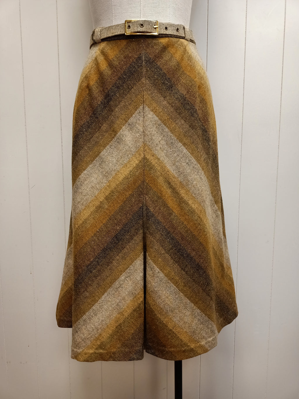 Vintage Stylemaster Wool Bias Cut Skirt