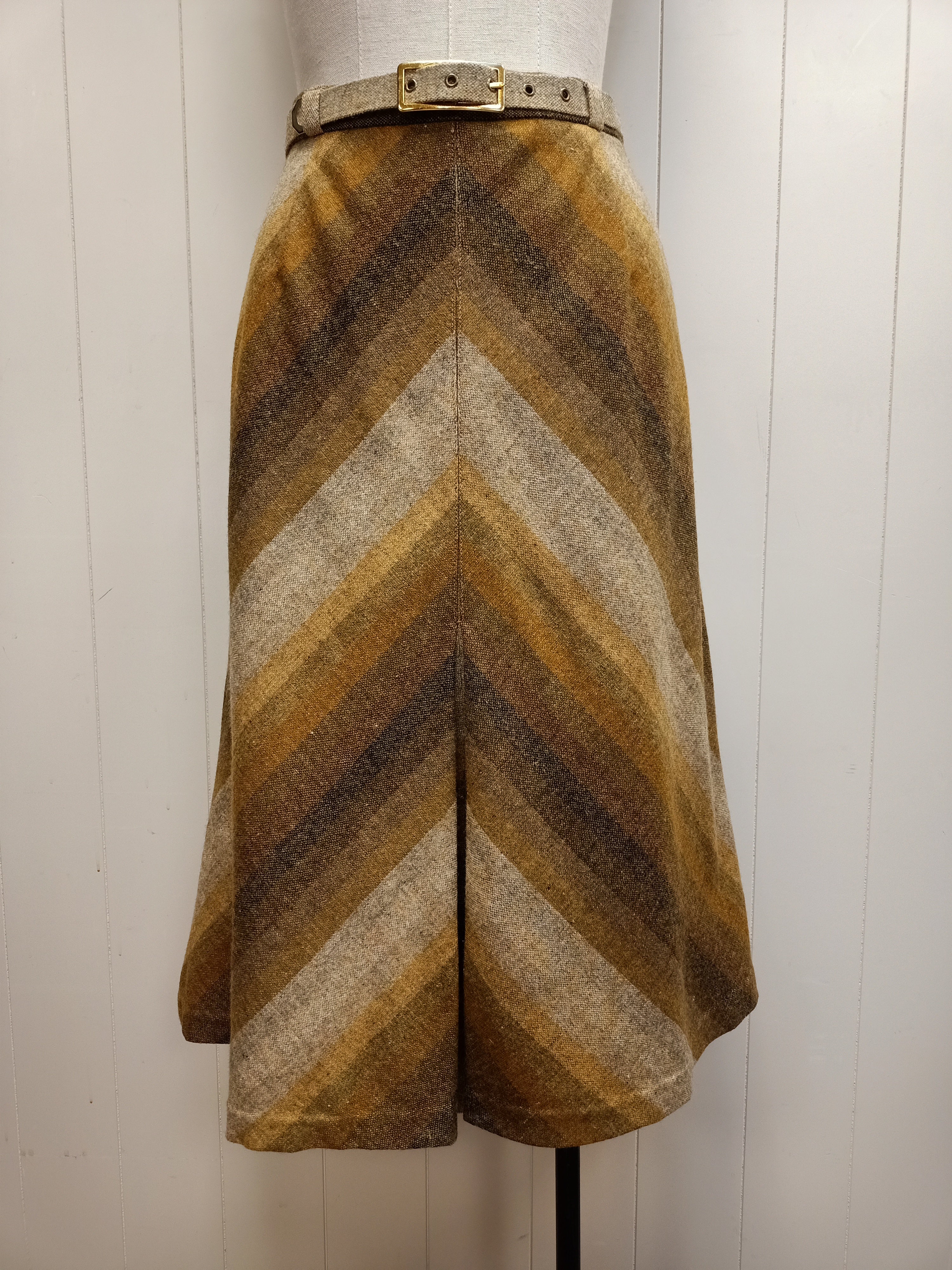 Vintage Stylemaster Wool Bias Cut Skirt