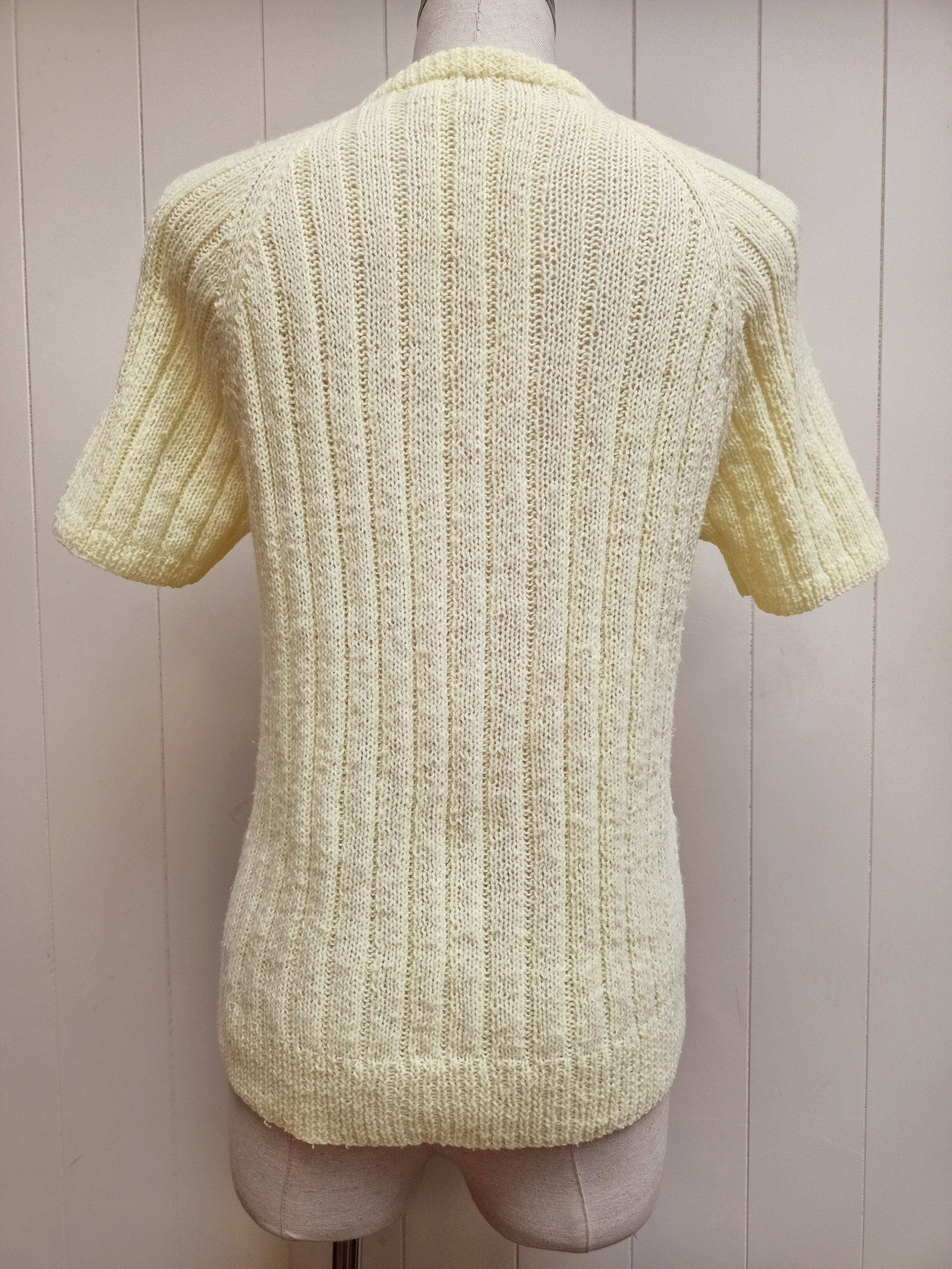 Vintage Yellow Knit Shirt
