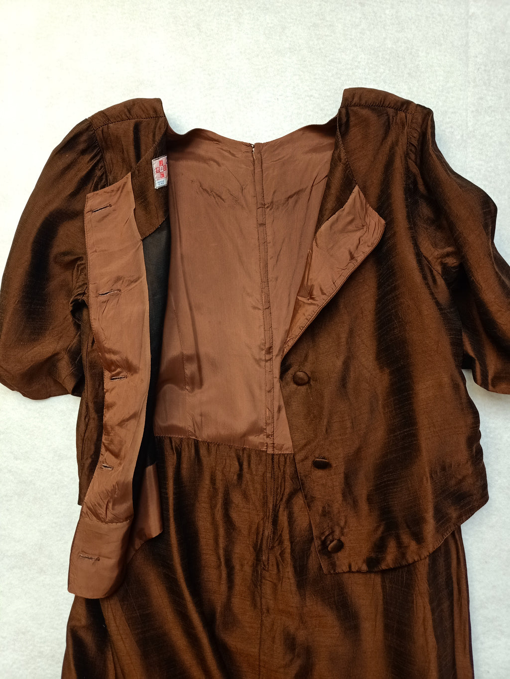Vintage Brown Maxi Dress