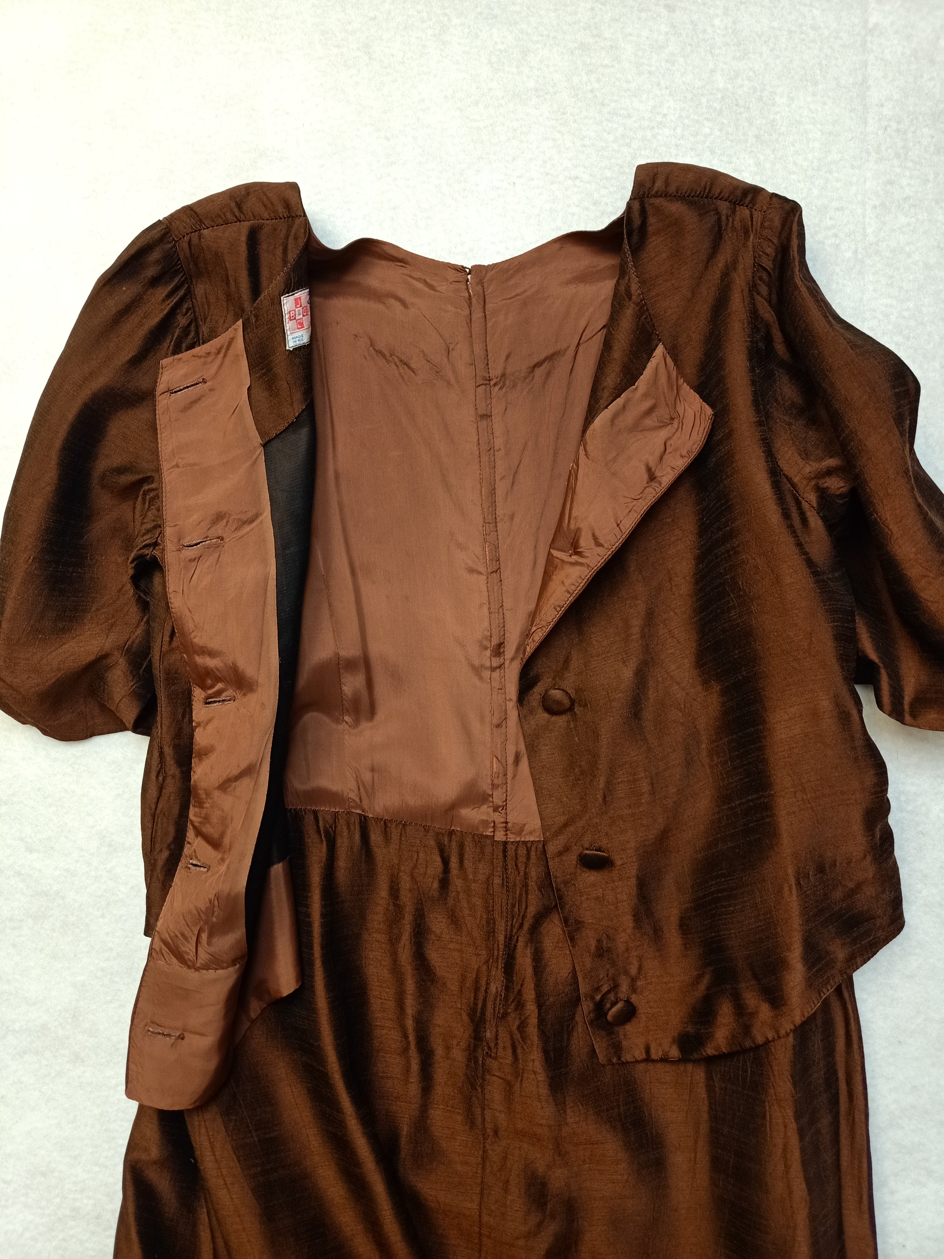 Vintage Brown Maxi Dress