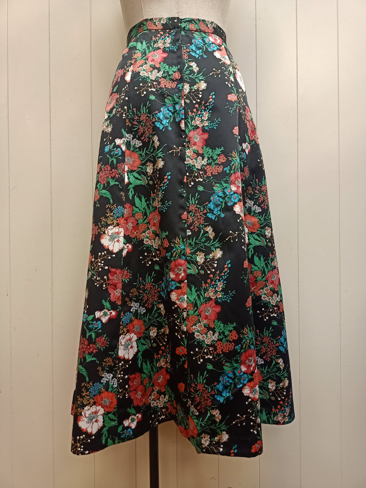 Vintage Floral Satin Co-Ord Set