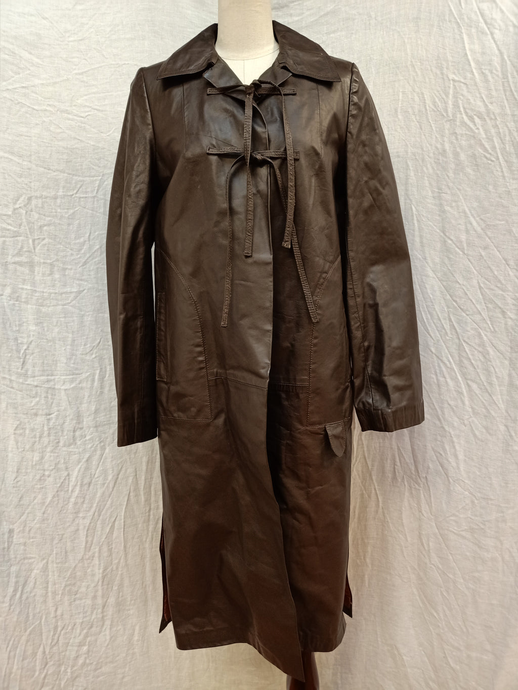 Vintage Selfridges Leather Coat