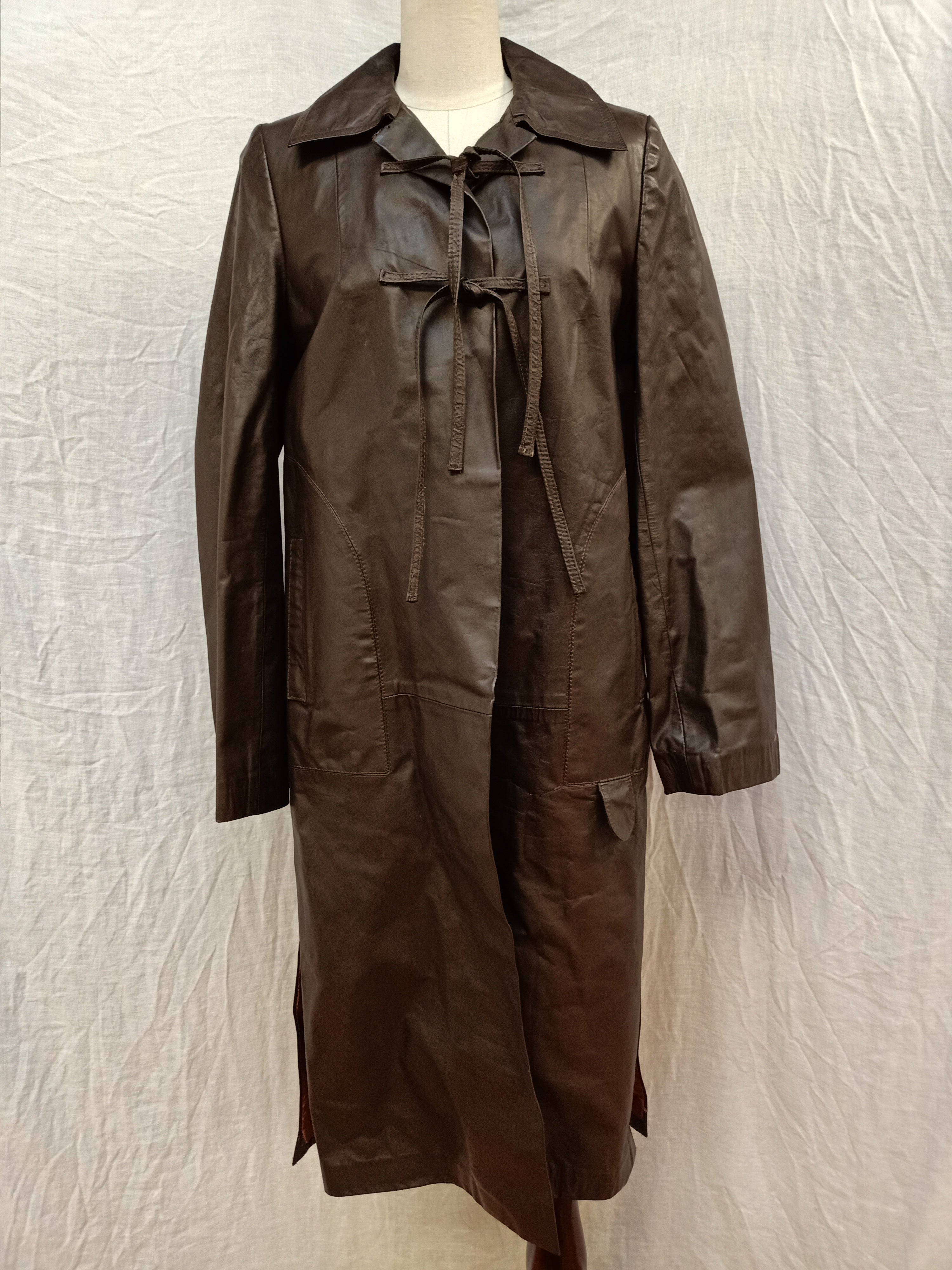 Vintage Selfridges Leather Coat