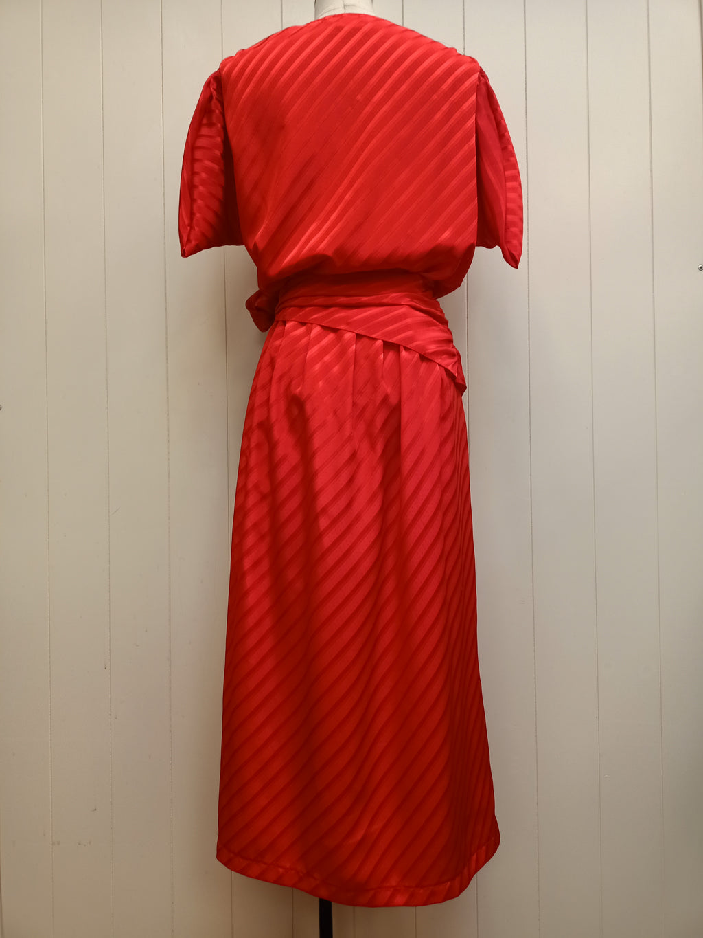Vintage Lichfield Copperfield Satin Stripe Dress