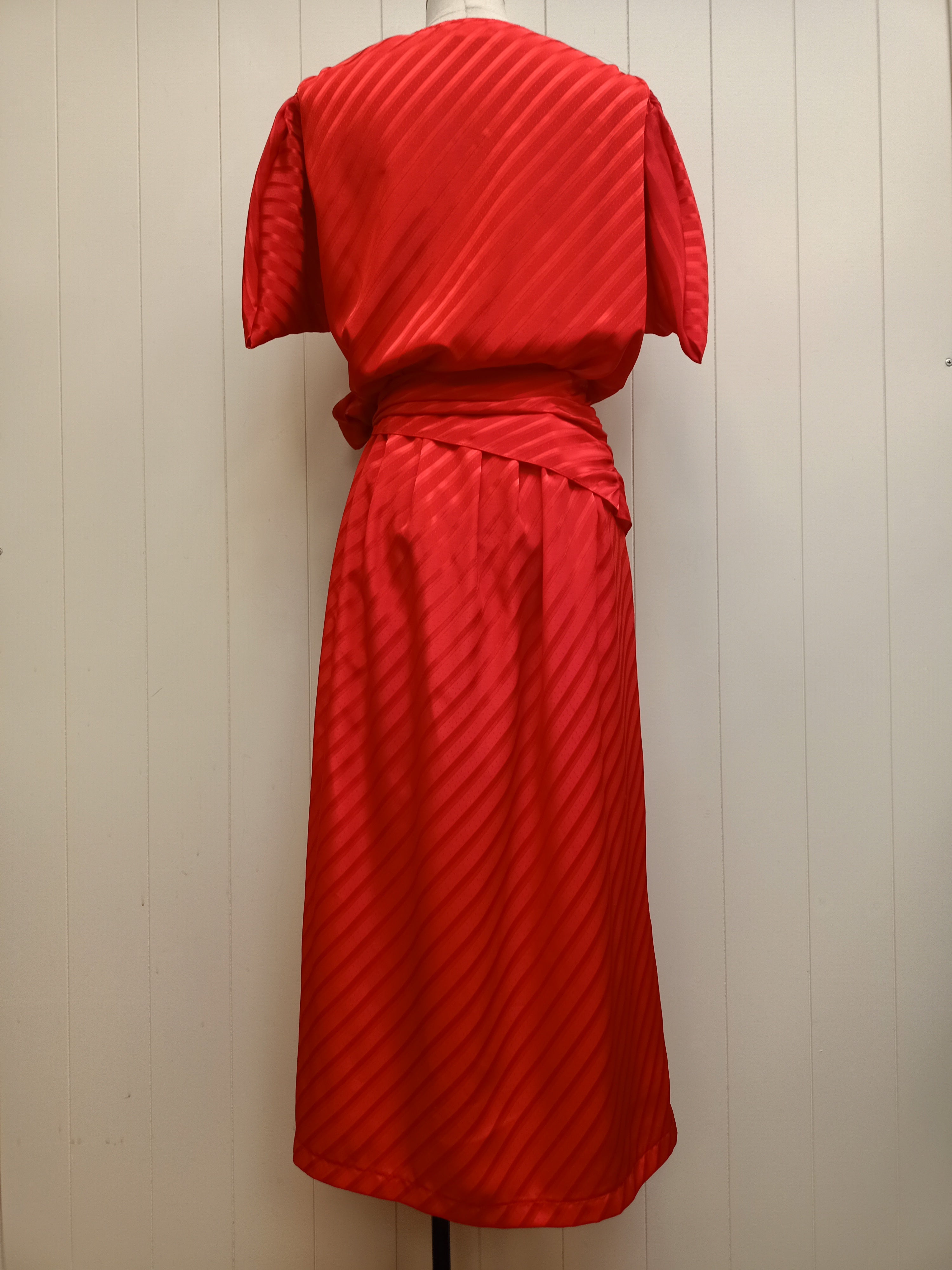 Vintage Lichfield Copperfield Satin Stripe Dress