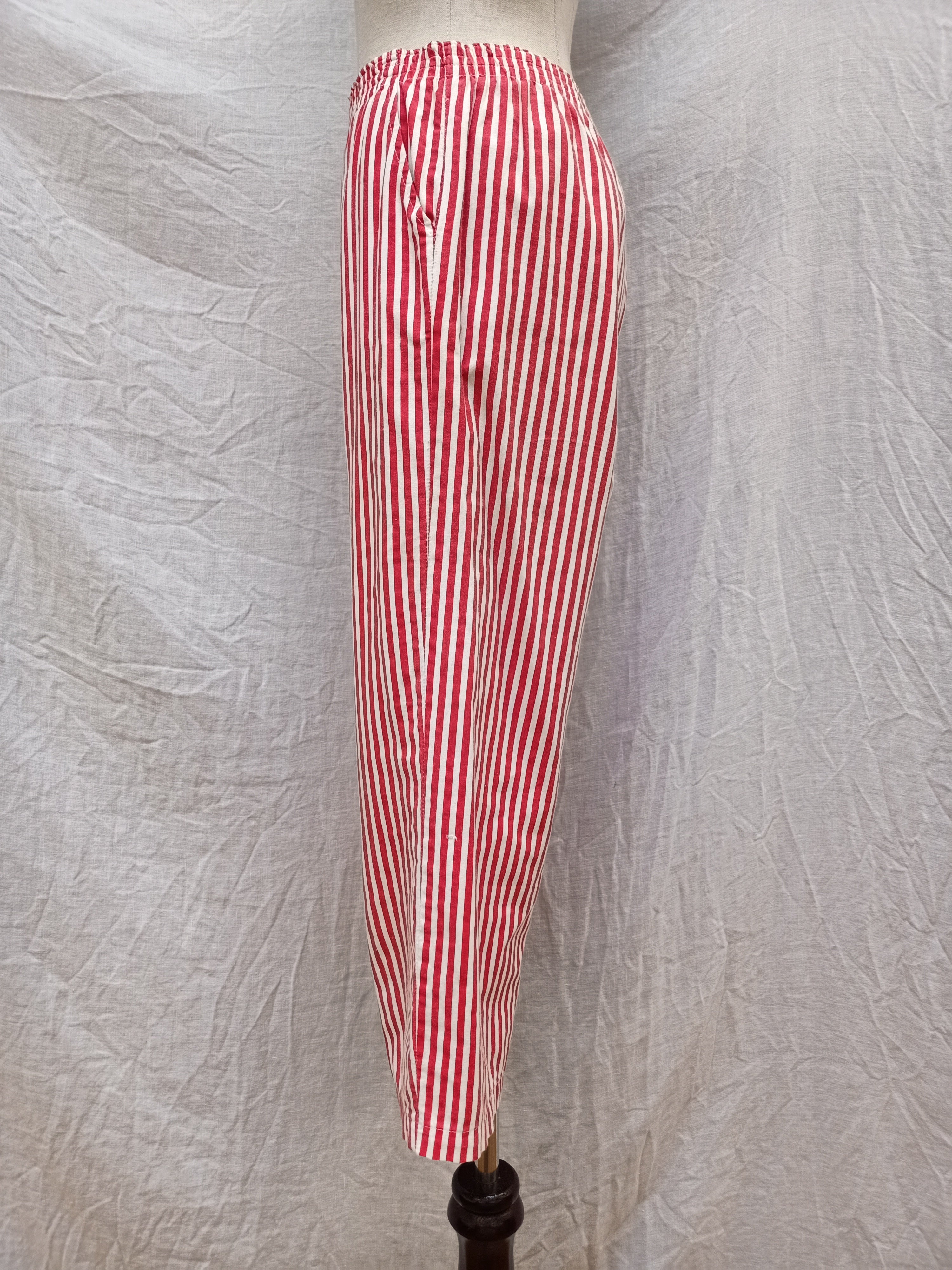 Vintage Candy Striped Capri Pants