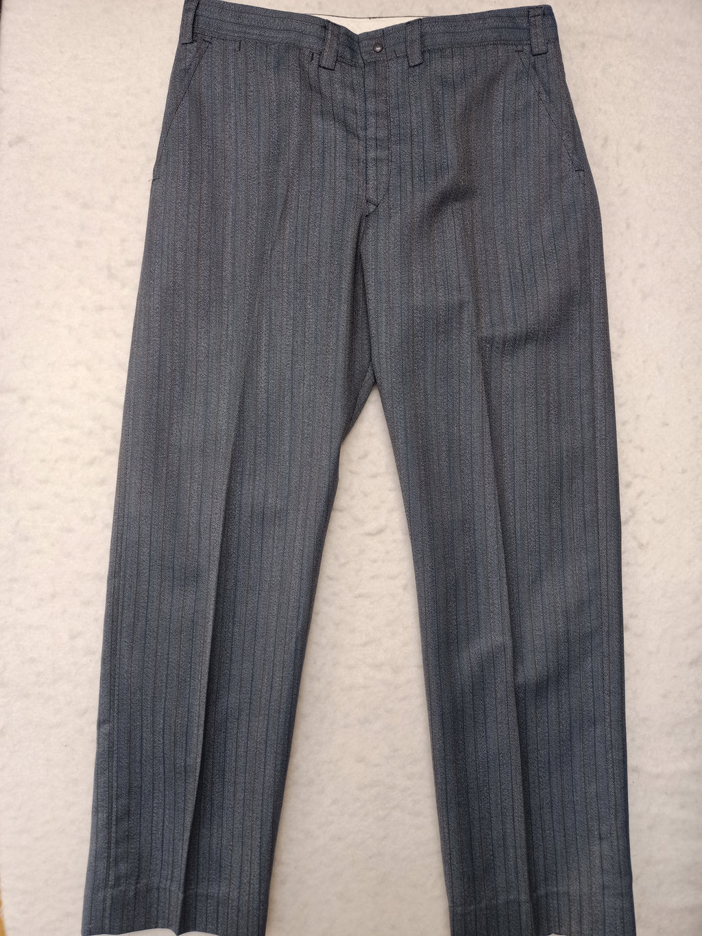 Vintage Mens Statesman Herringbone Suit