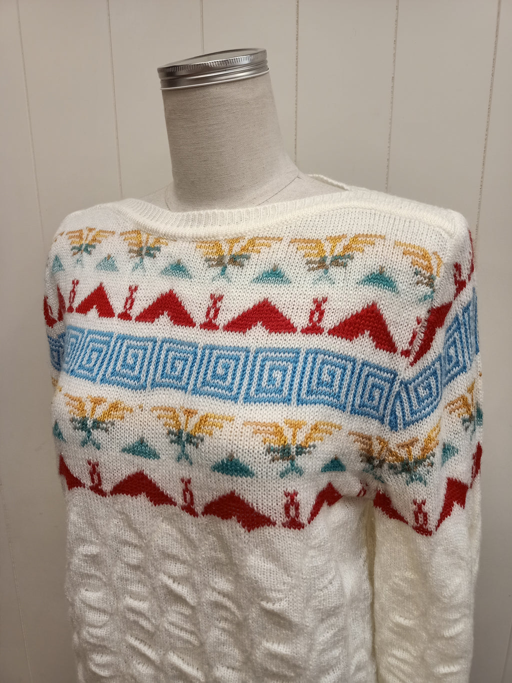 Vintage Smarty Fair Isle Knit Sweater