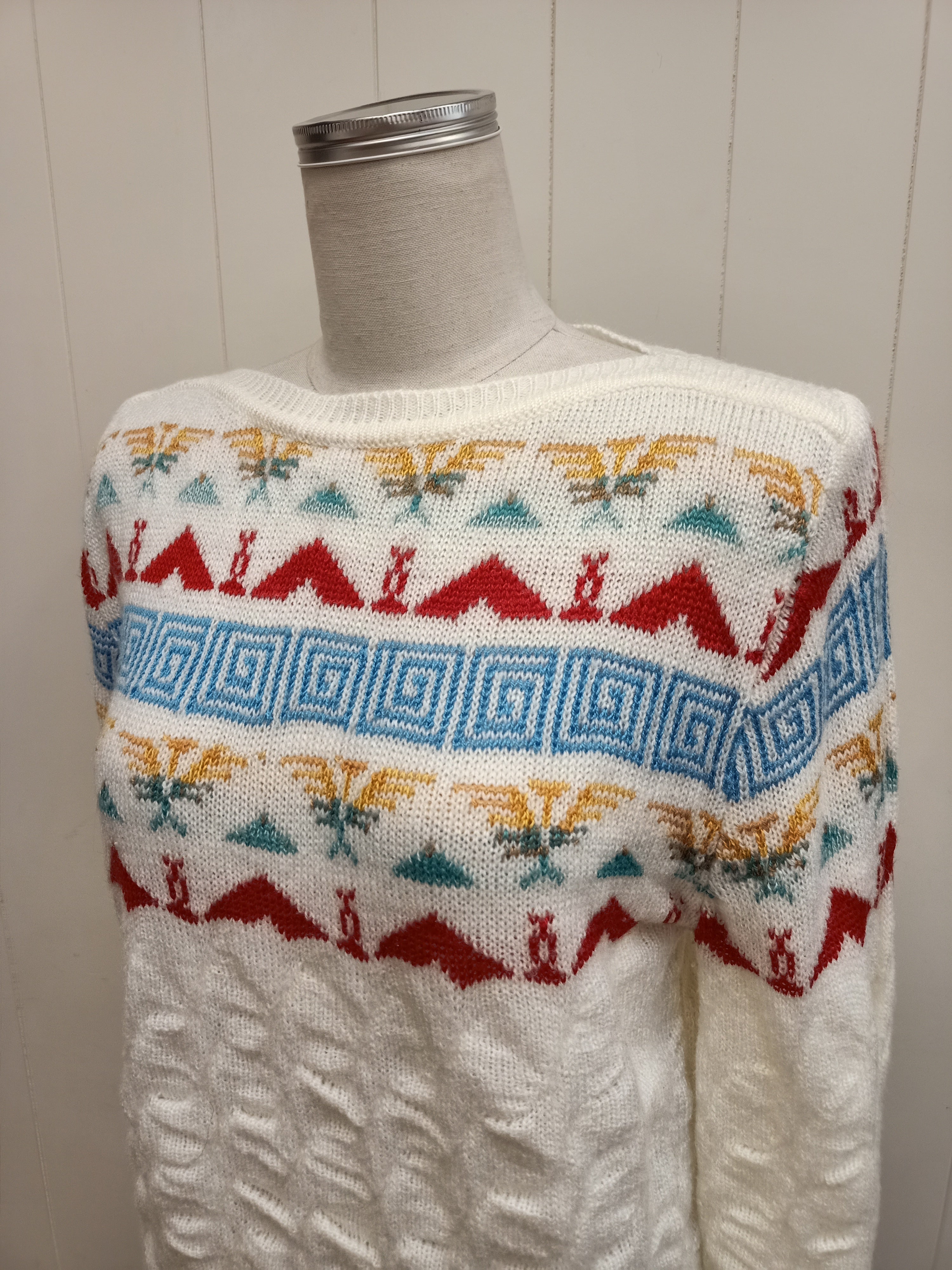 Vintage Smarty Fair Isle Knit Sweater
