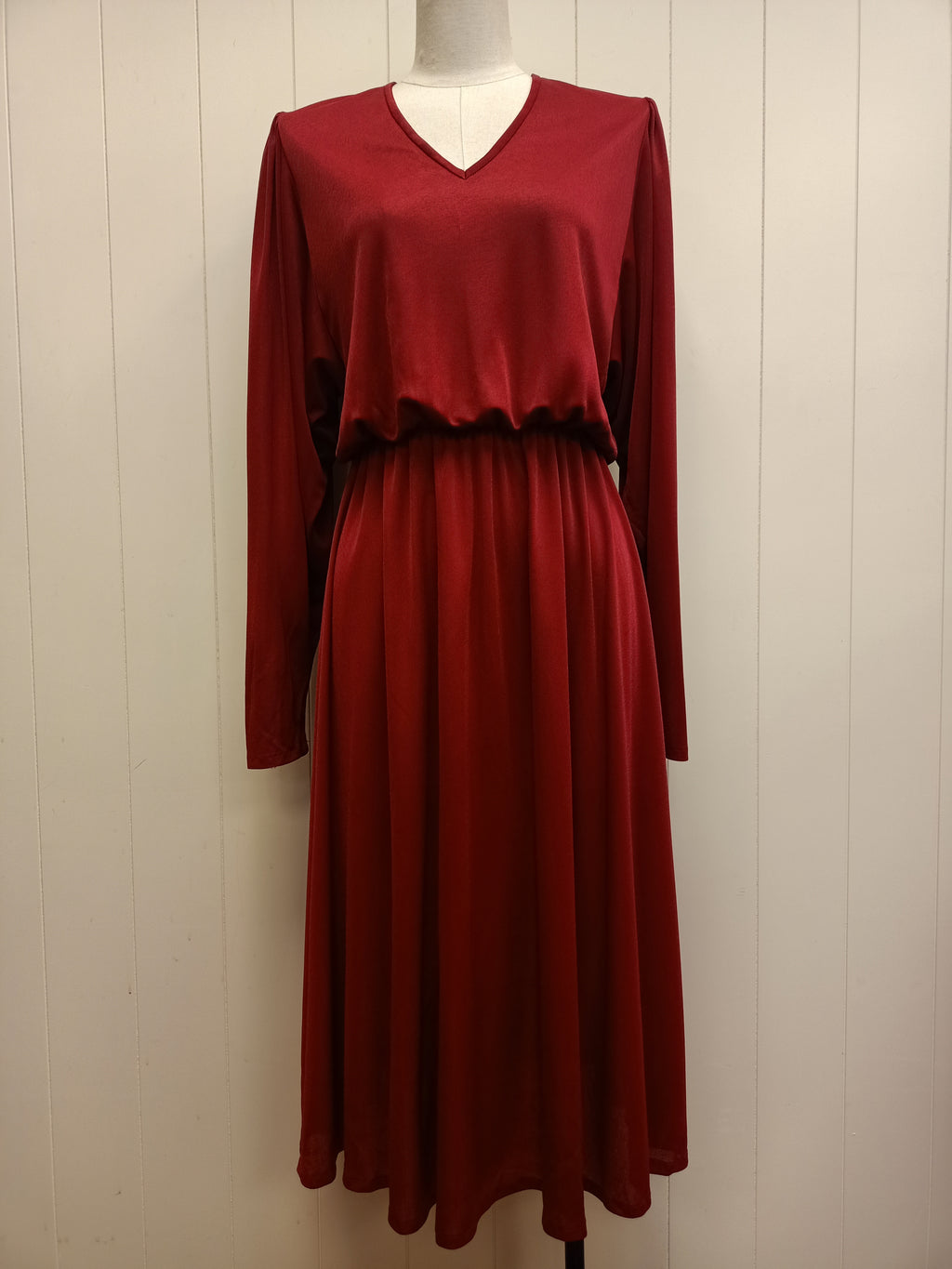Vintage Surplice Back Dress