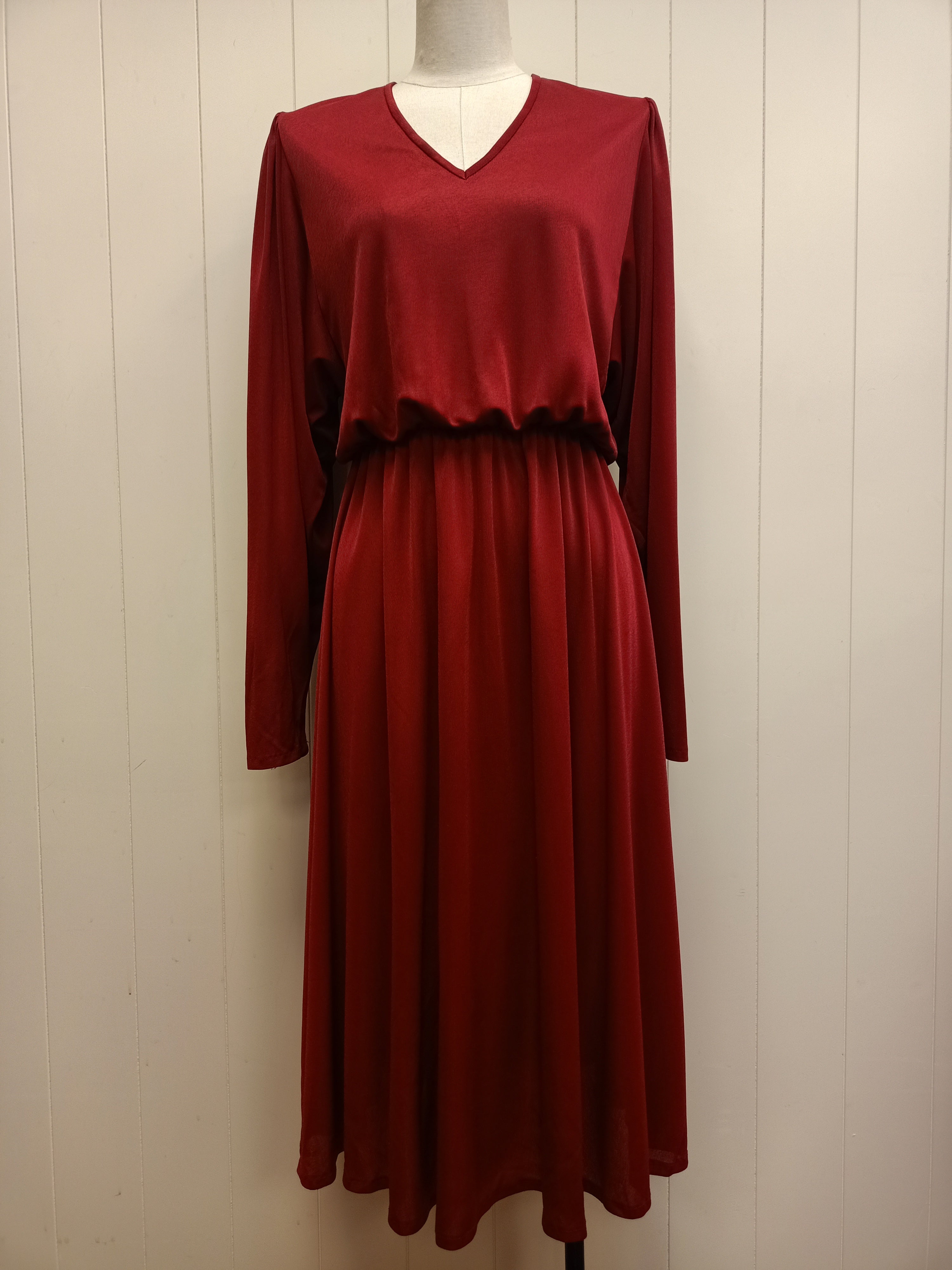 Vintage Surplice Back Dress