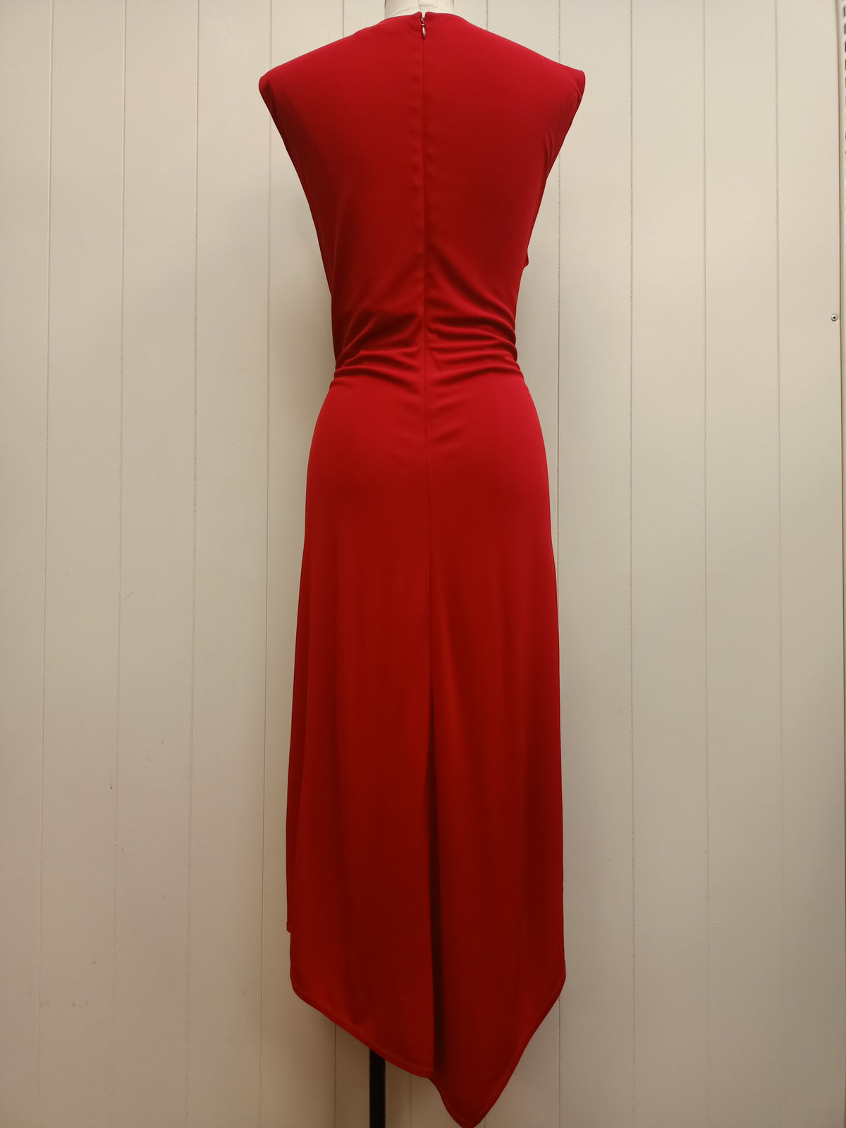 DKNY Red Assymetric Dress