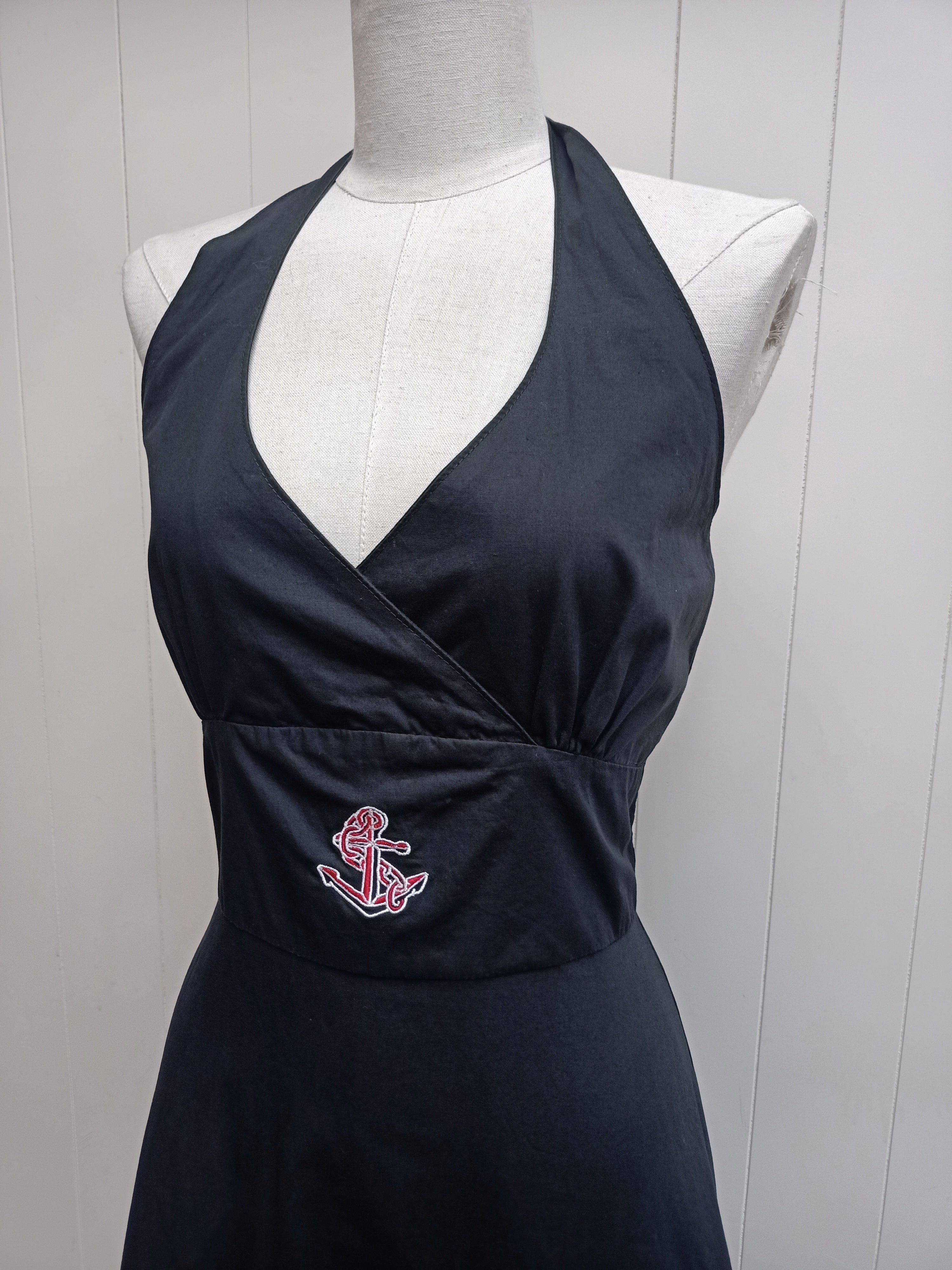 Devol Black Sailor Dress