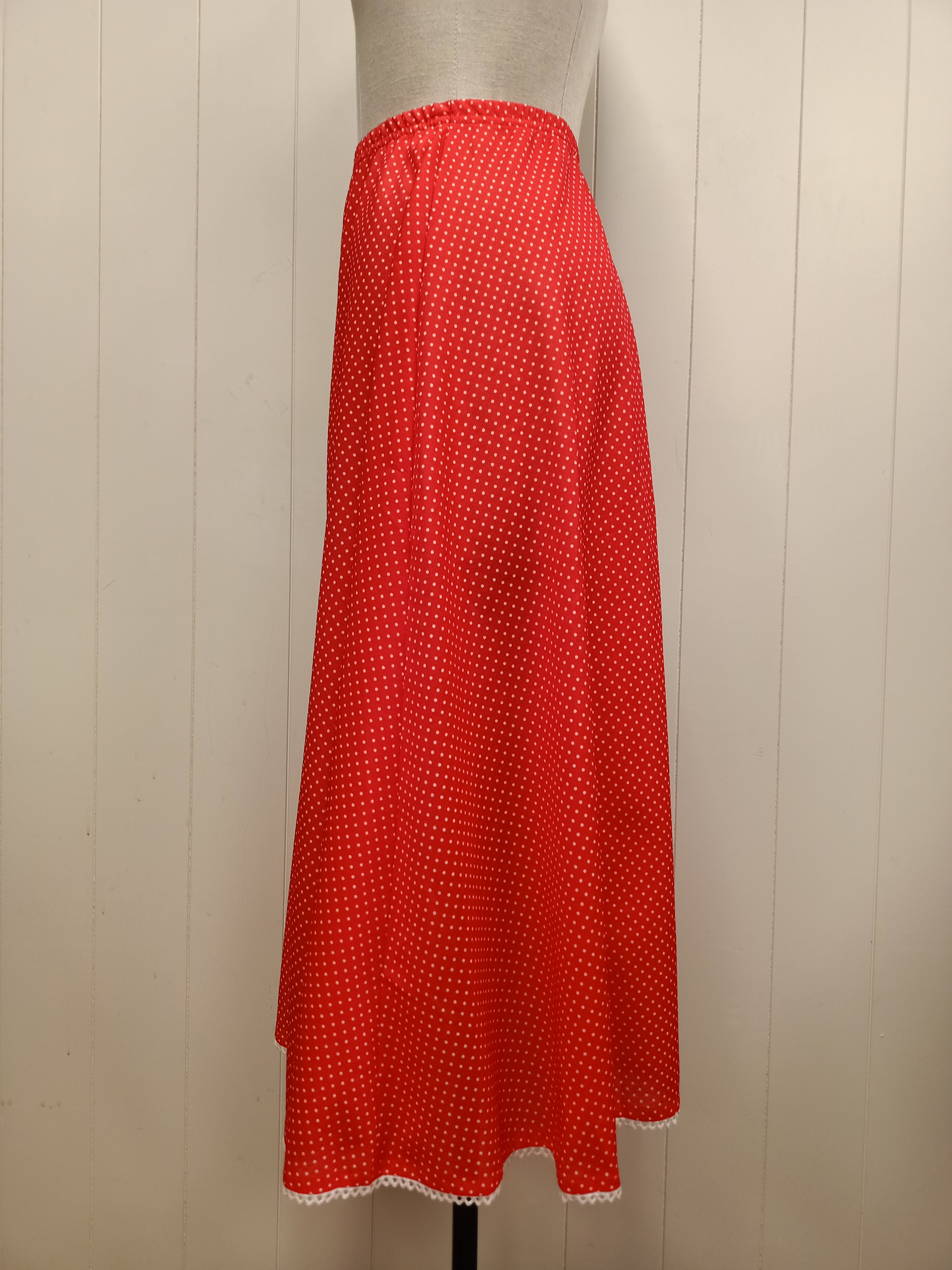 Vintage Red Polka Dot Skirt