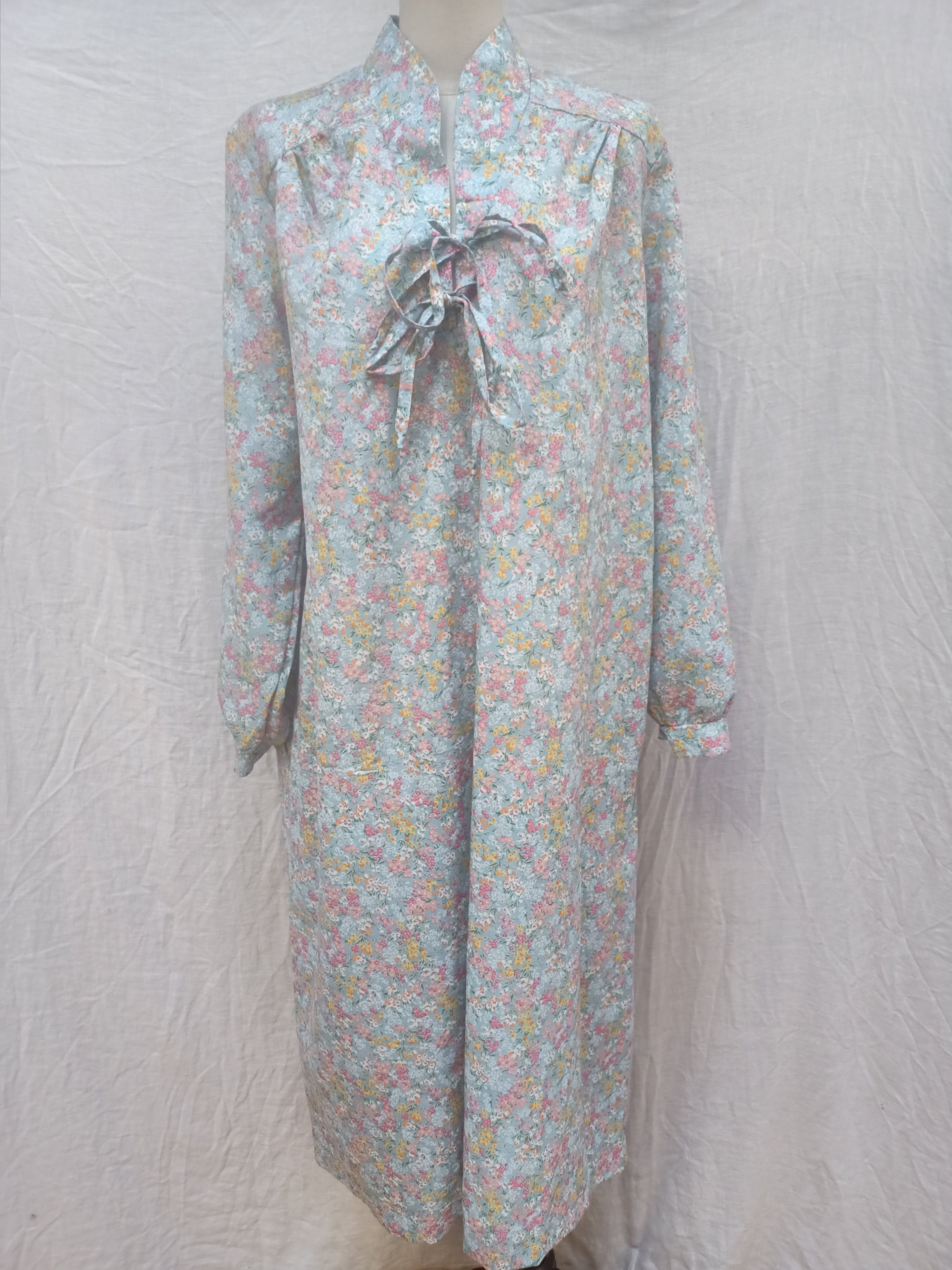 Vintage Floral A-Line Dress
