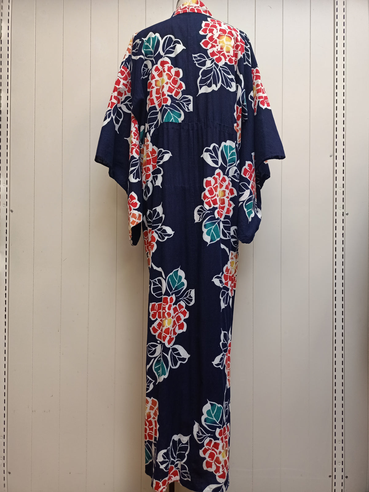 Vintage Navy Floral Kimono