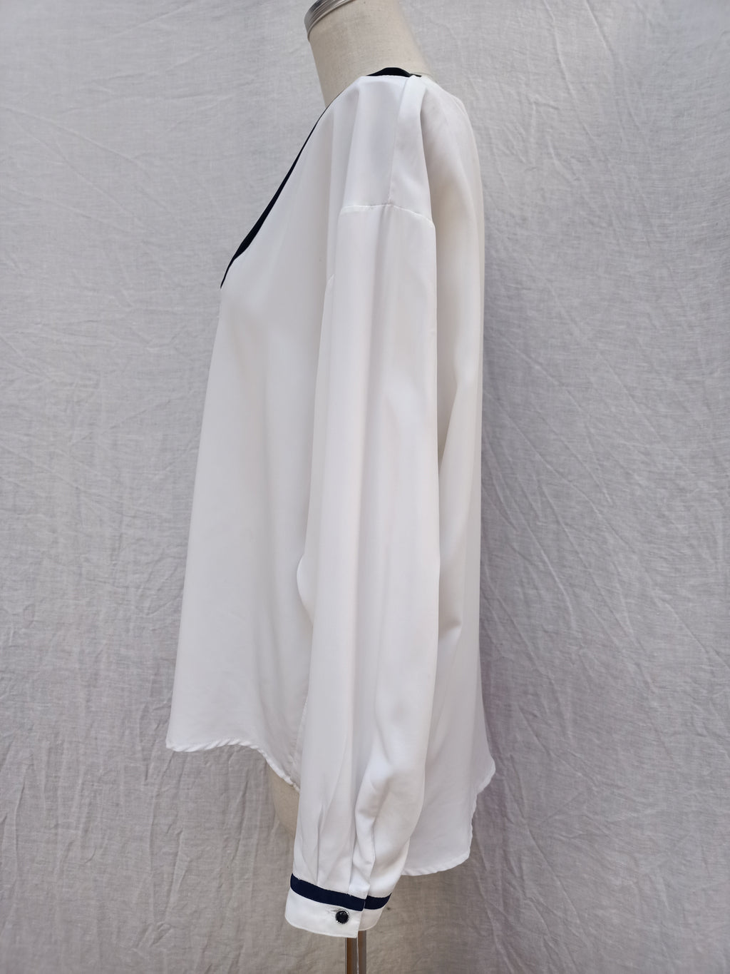 Vintage Navy and White Shirt