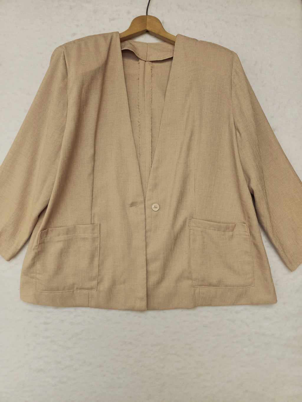 Vintage Sand Slub Blazer