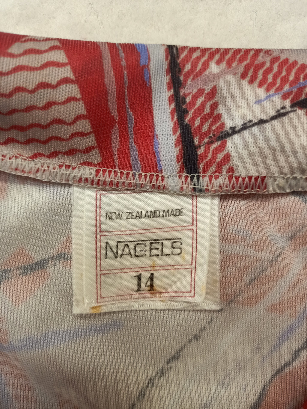 Vintage Nagels Abstract Dress