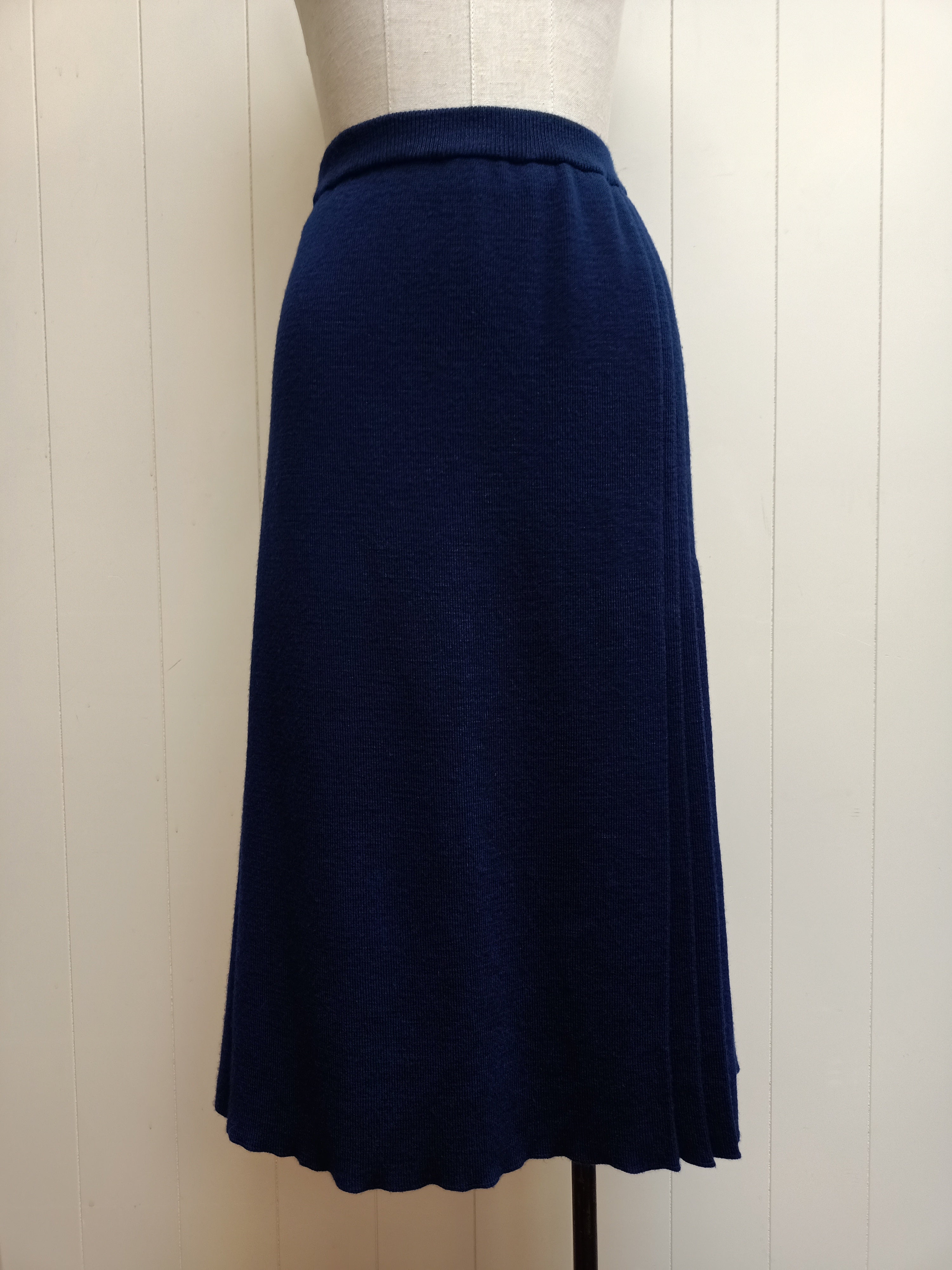 Vintage Glengyle Merino Knit Skirt