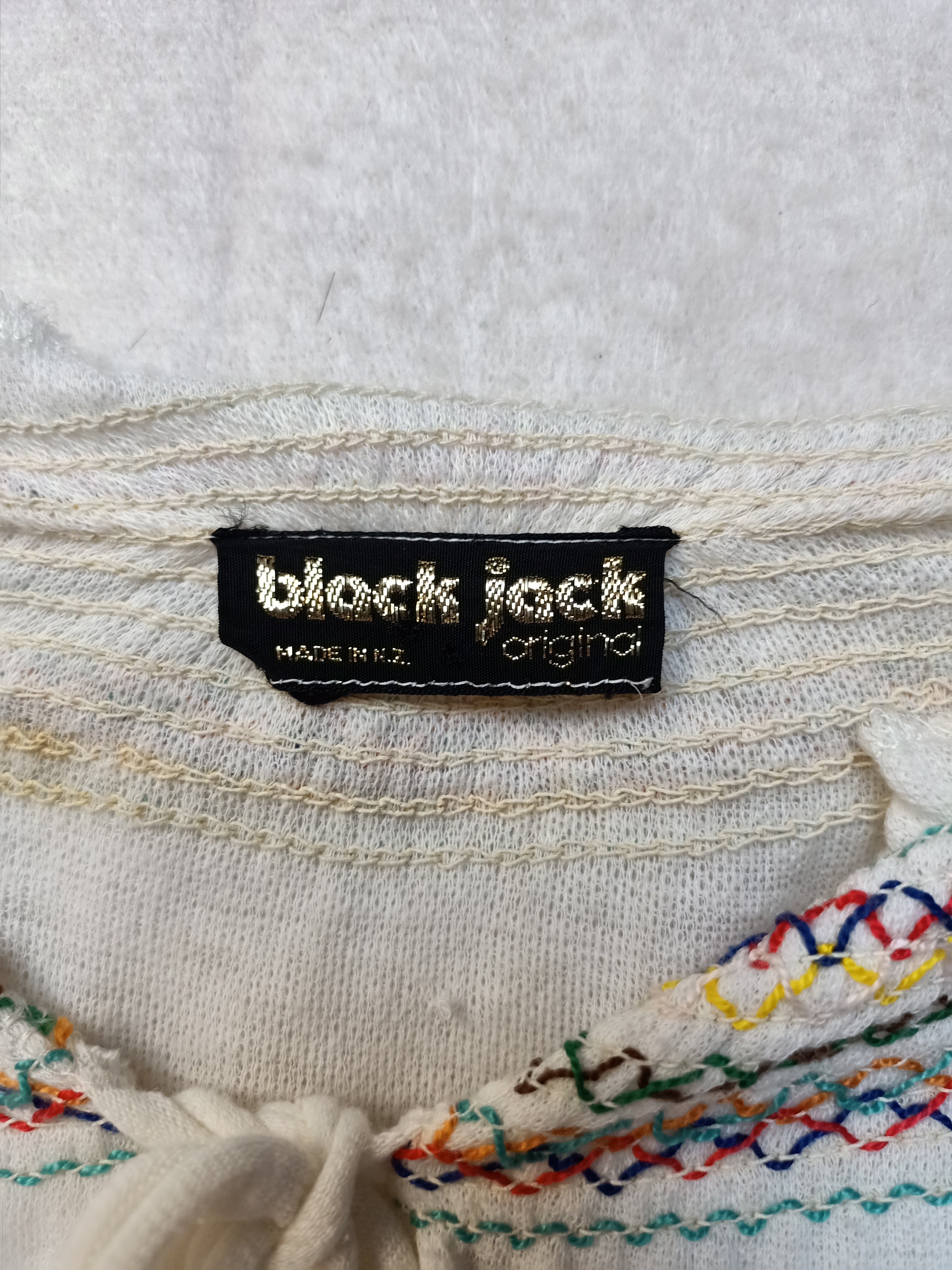 Vintage Black Jack Peasant Shirt