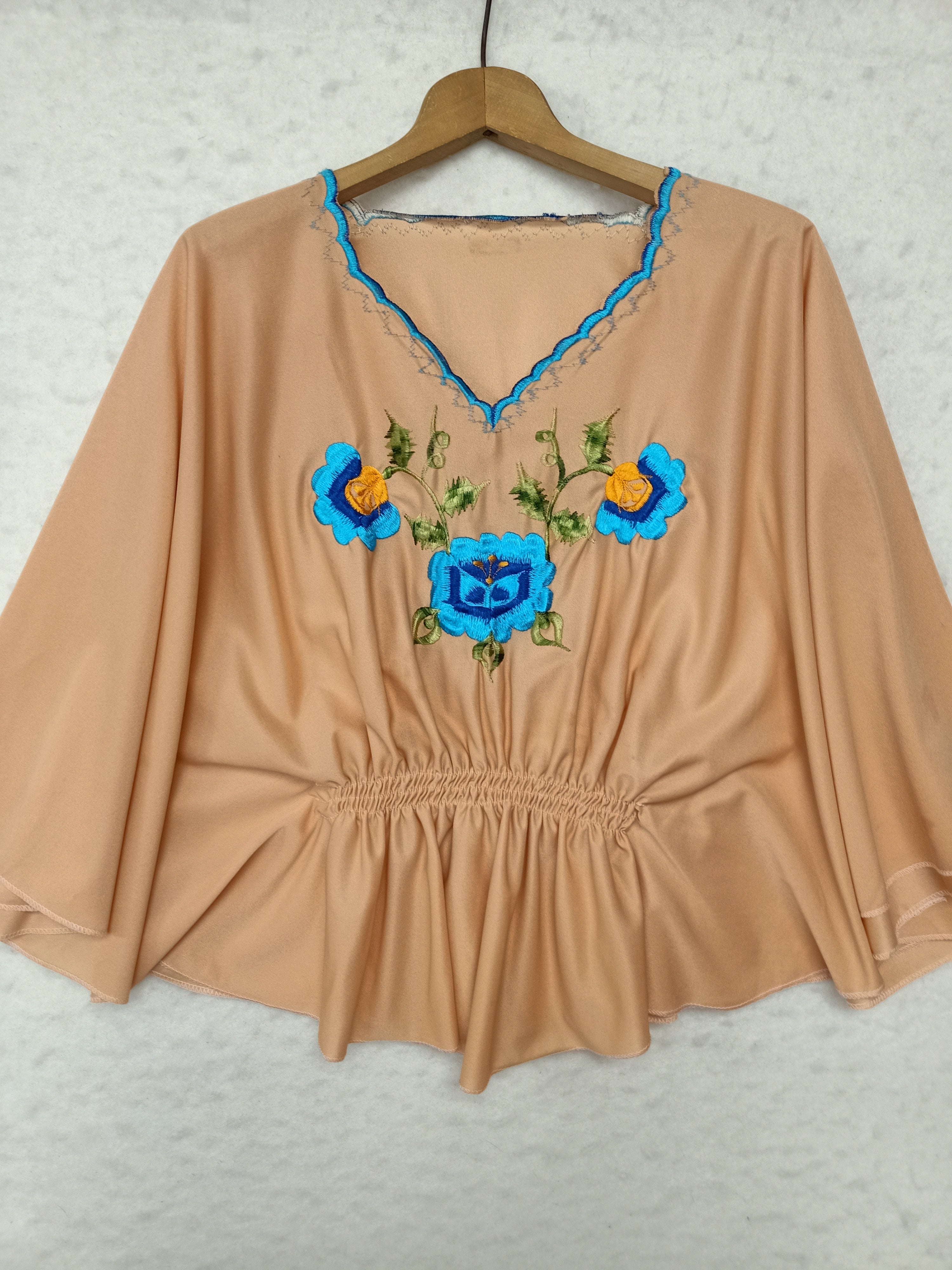 Vintage Embroidered Caftan Shirt