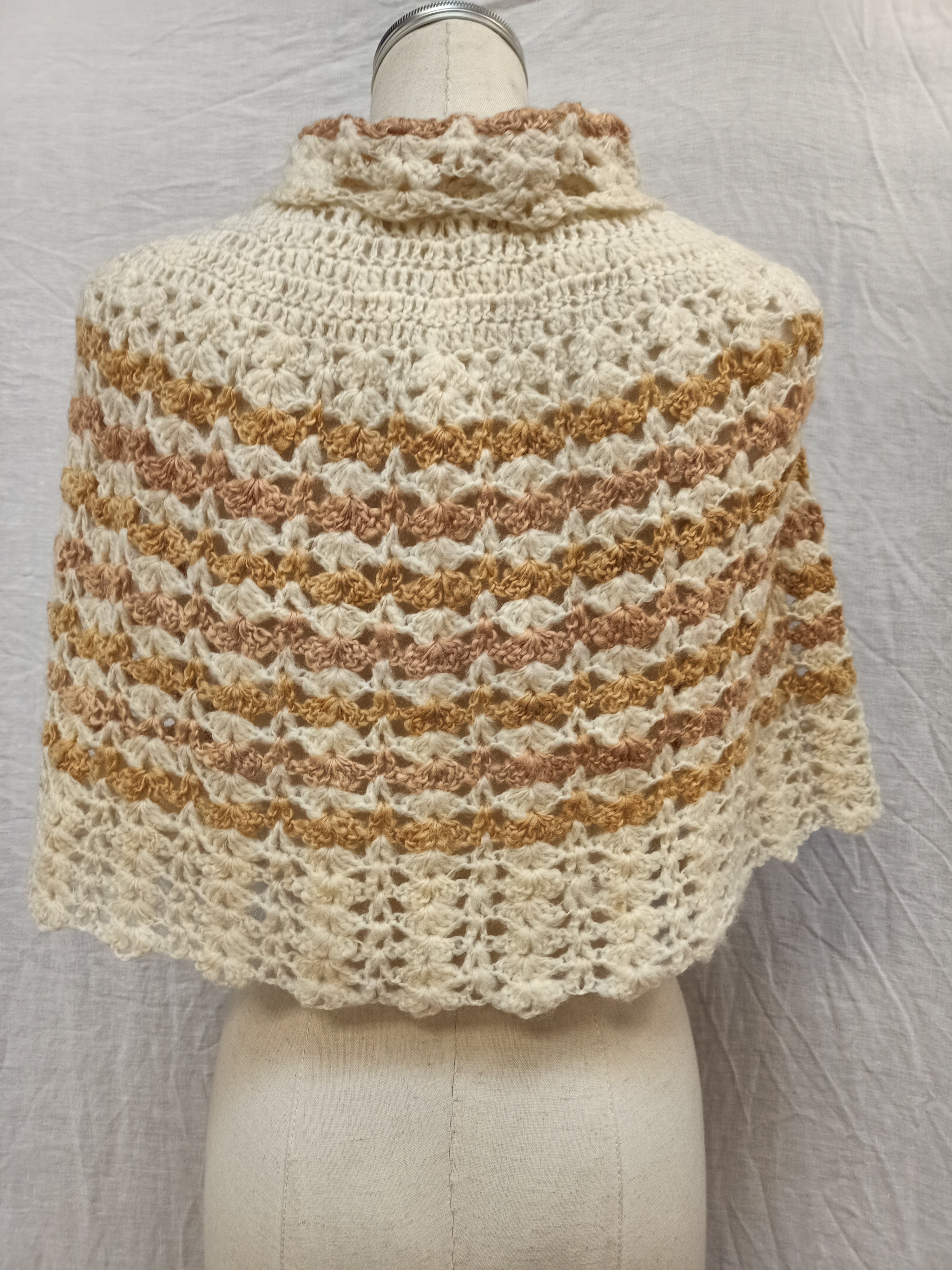 Vintage Crochet Cape