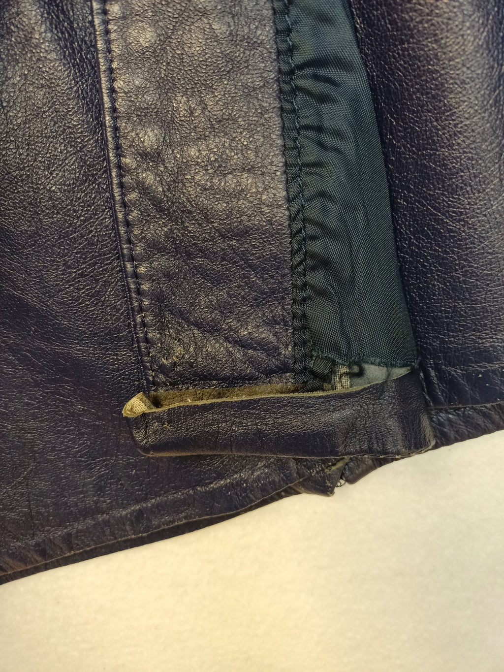 Retro Leather Mini Skirt