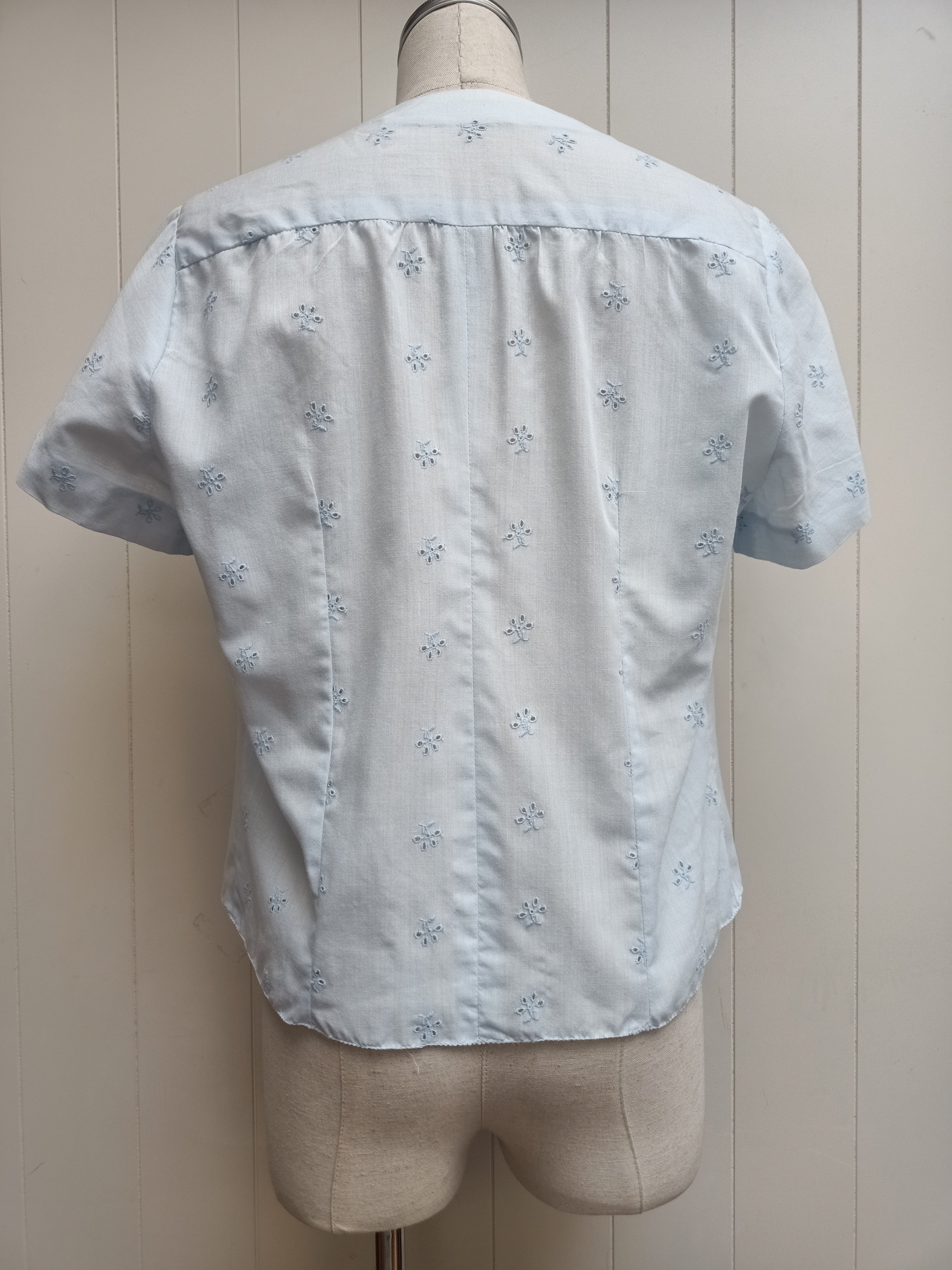 Vintage Pale Blue Anglaise Shirt
