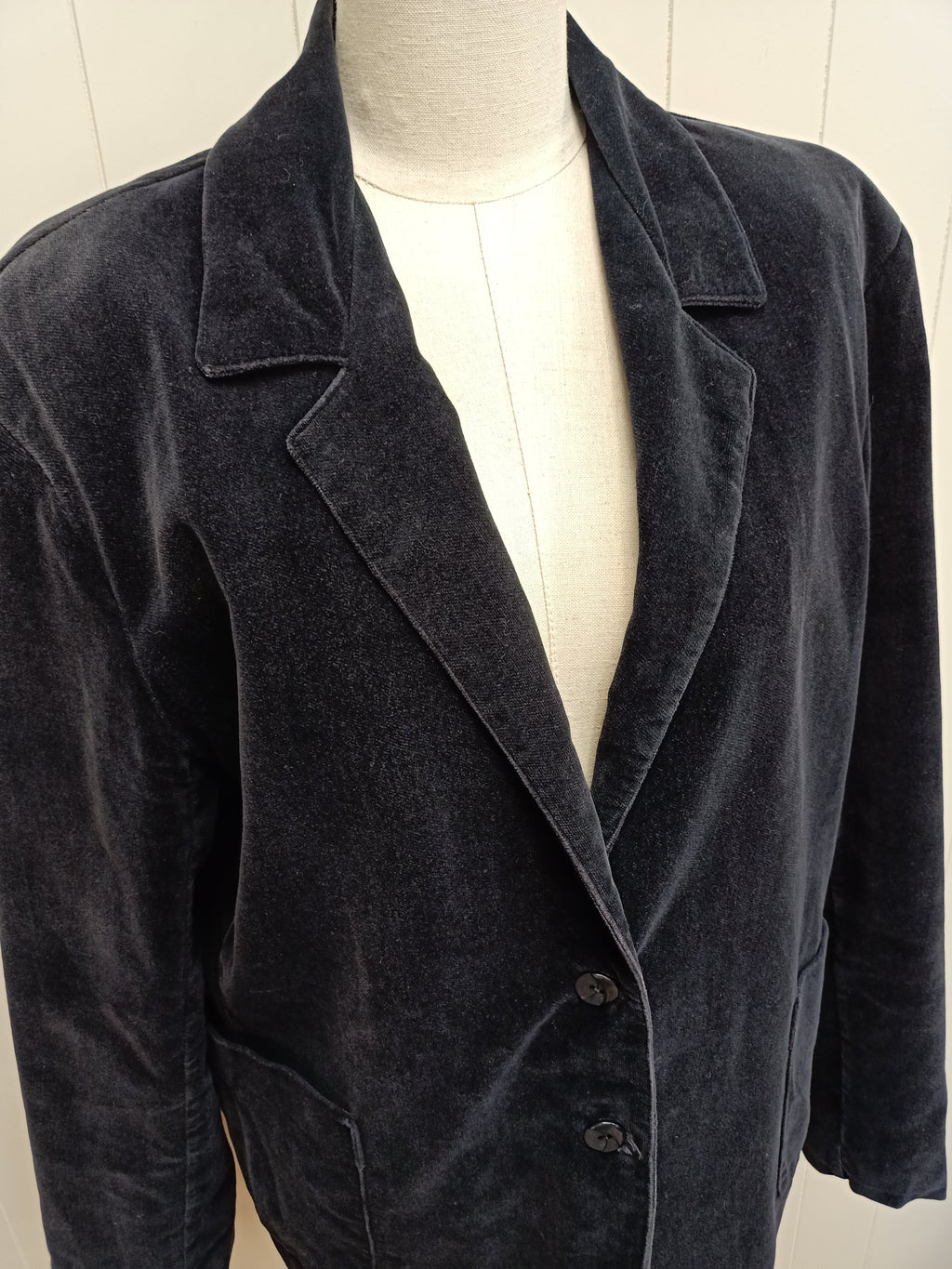 Vintage Black Velvet Jacket